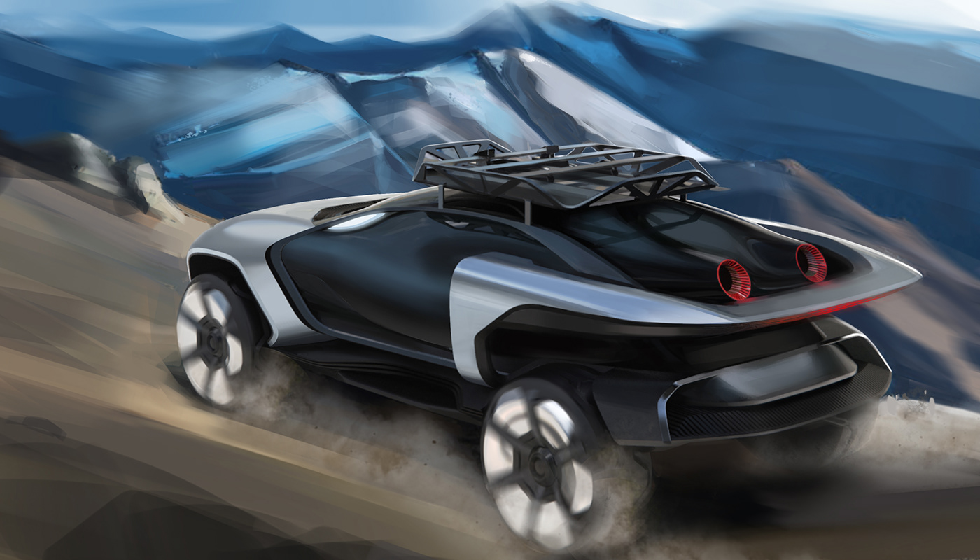 The Alps，Edelweiss，Electric off-road SUV，