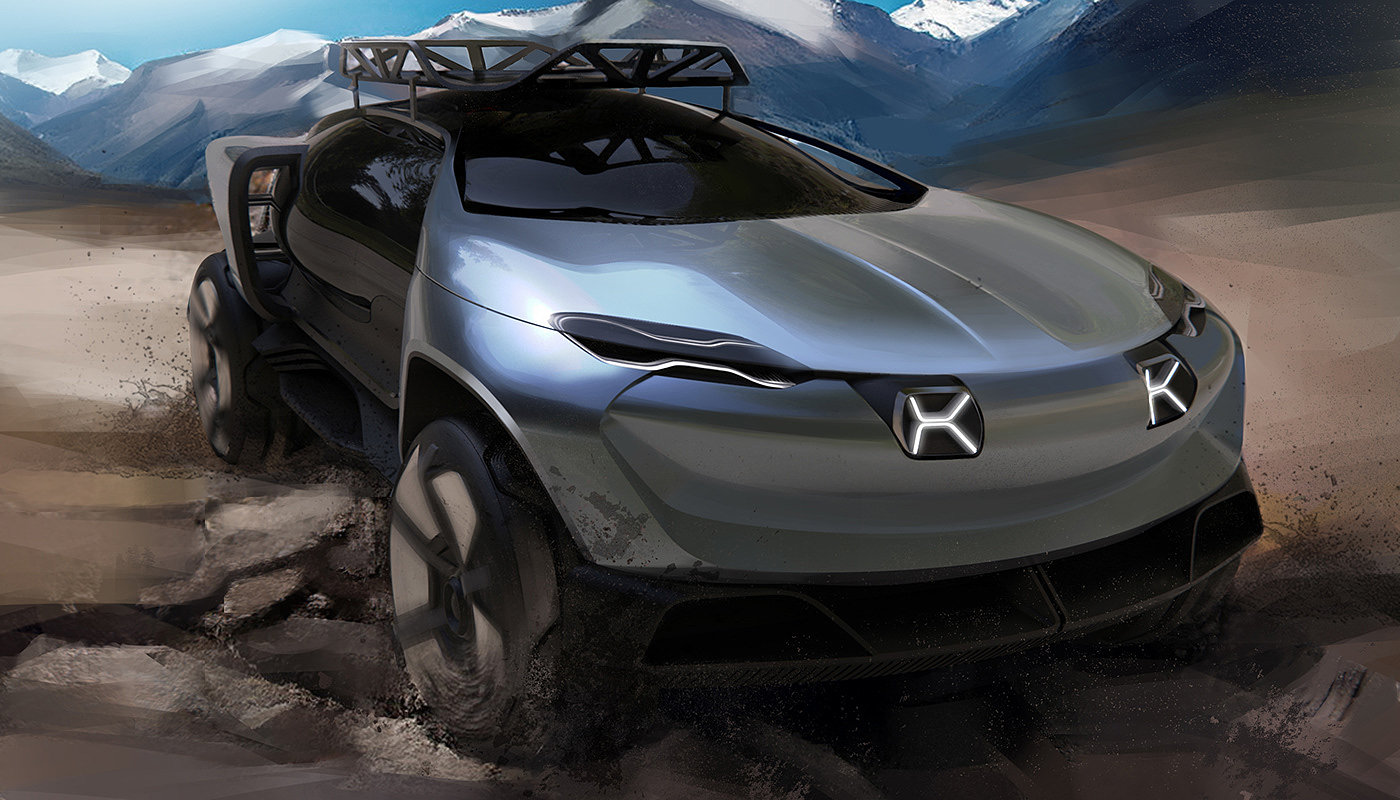 The Alps，Edelweiss，Electric off-road SUV，