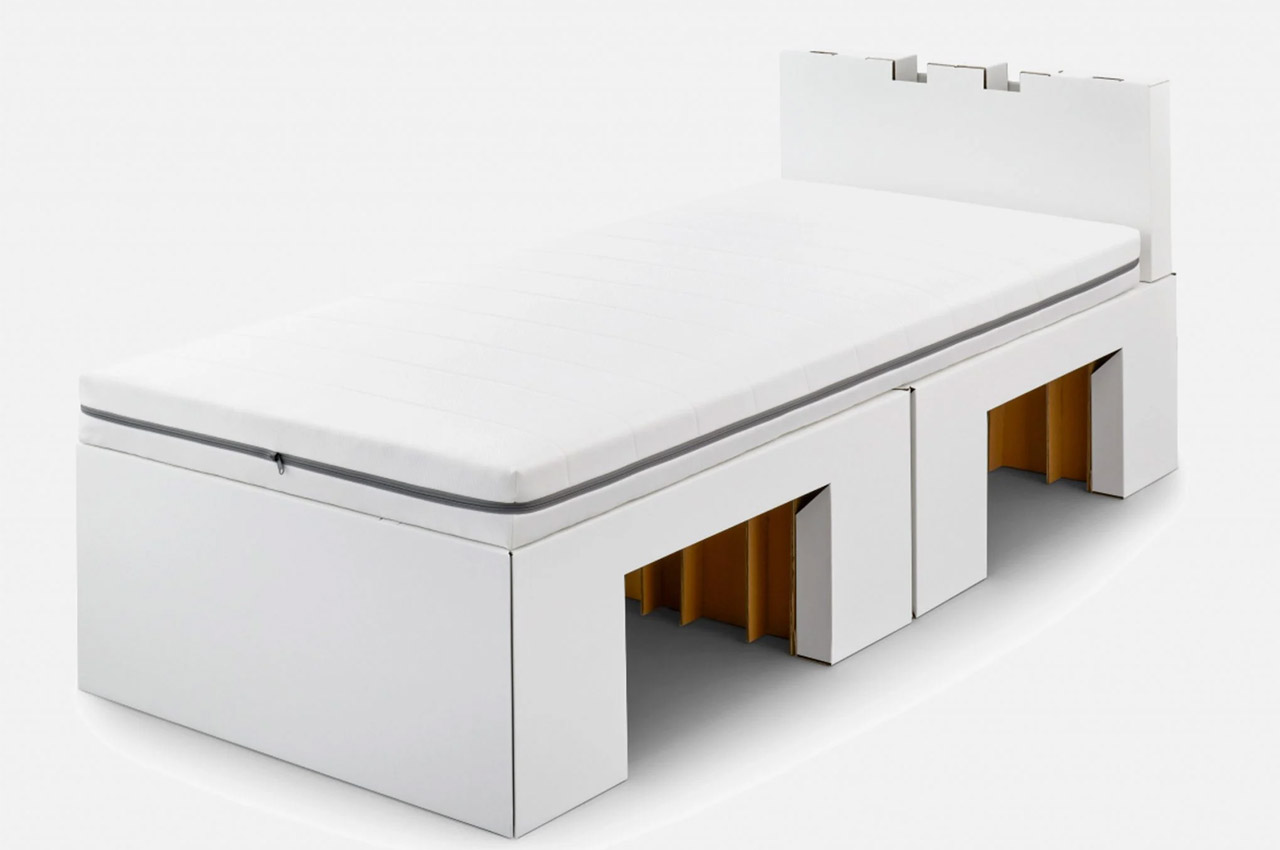 Cardboard bed，Olympic Games，sustainable development，