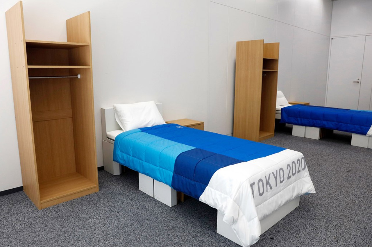 Cardboard bed，Olympic Games，sustainable development，