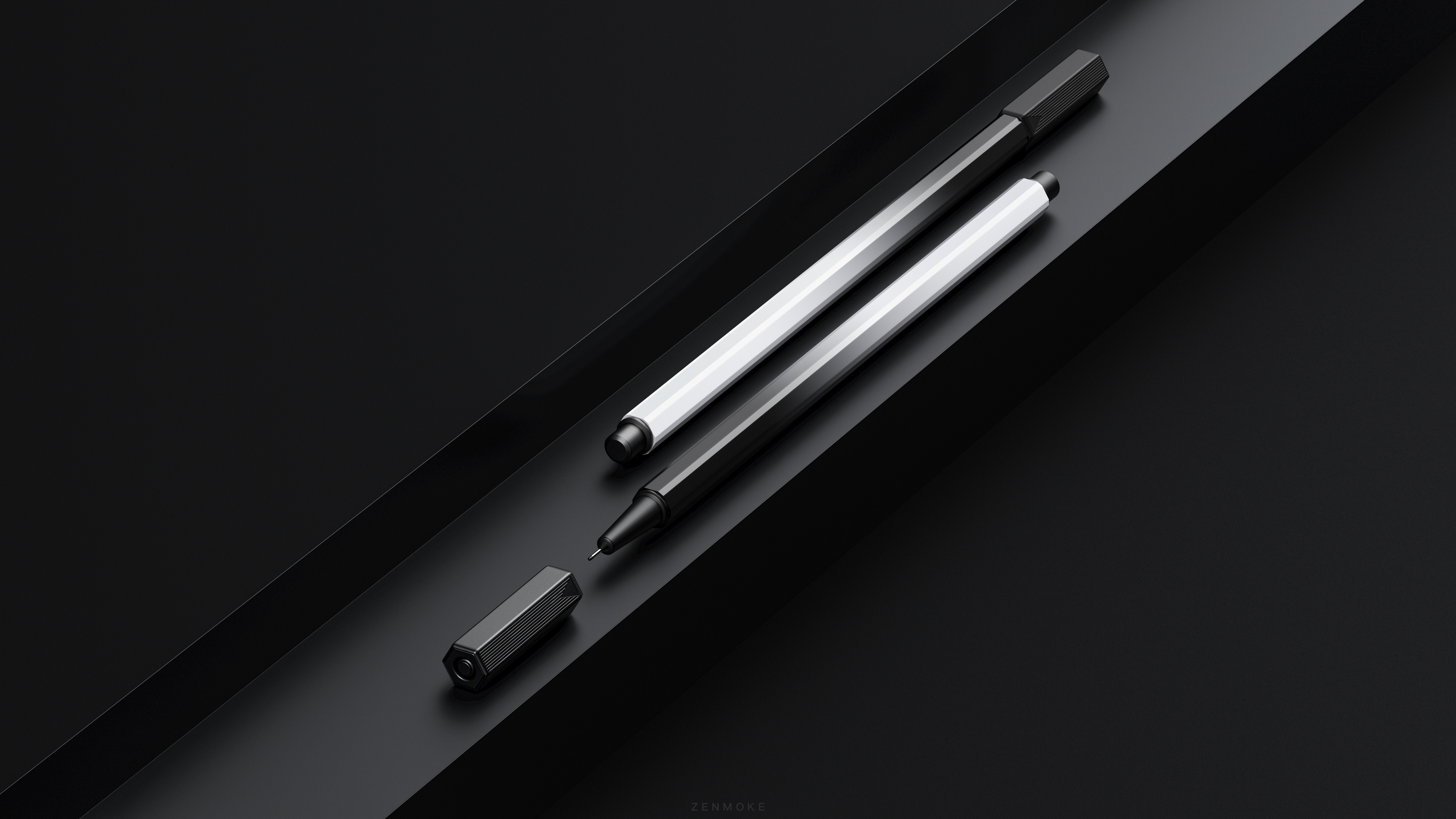 ZENMOKE，keyshot，Keyshot rendering，Render collection，3D rendering，Product rendering，industrial design，product design，