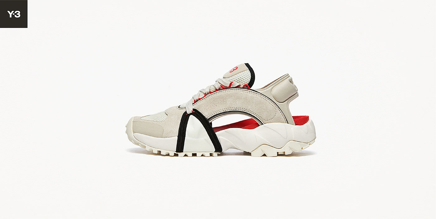 Y-3，Sandals，adidas，Net cloth，Notoma Sandal，