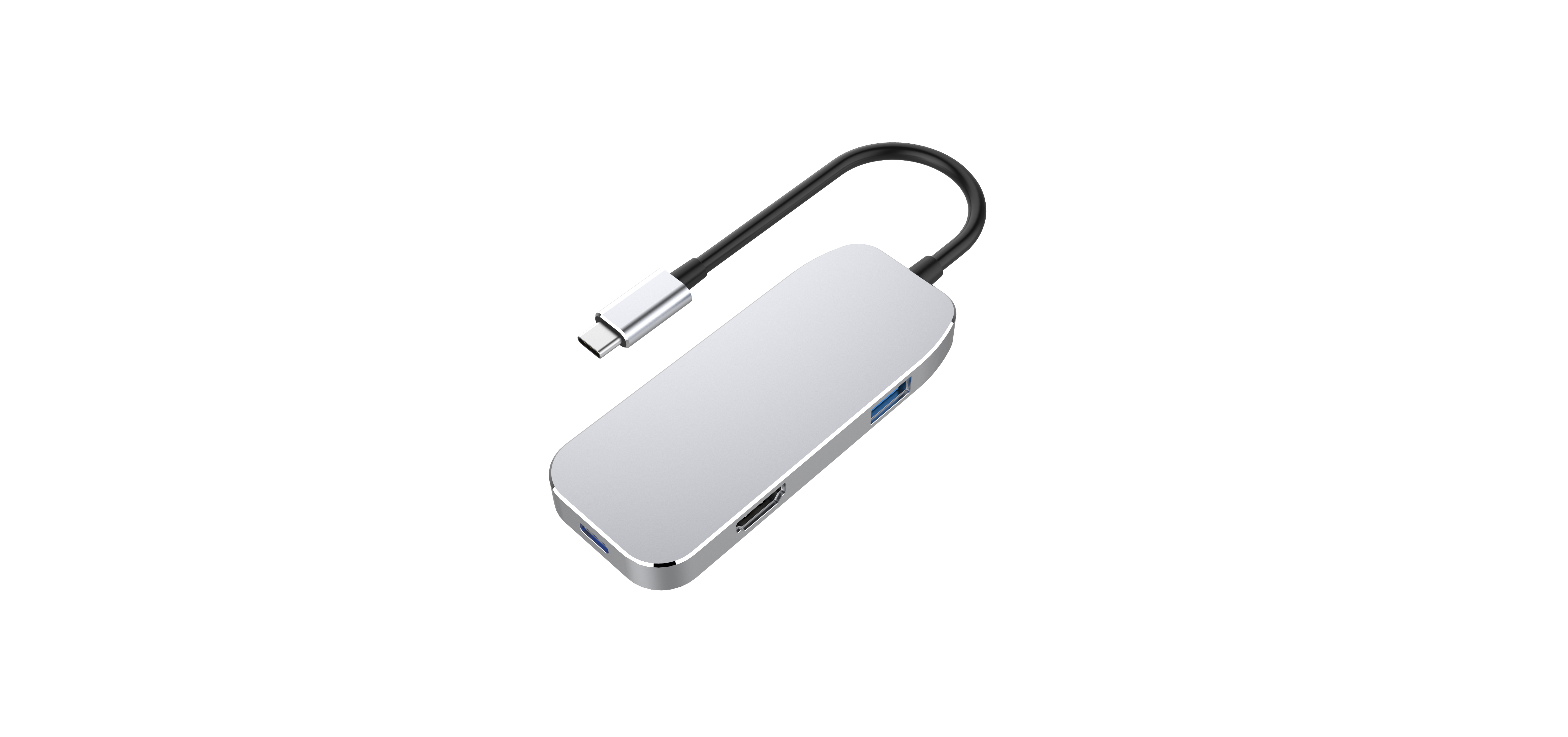 The multi-functional adapter product has been opened，