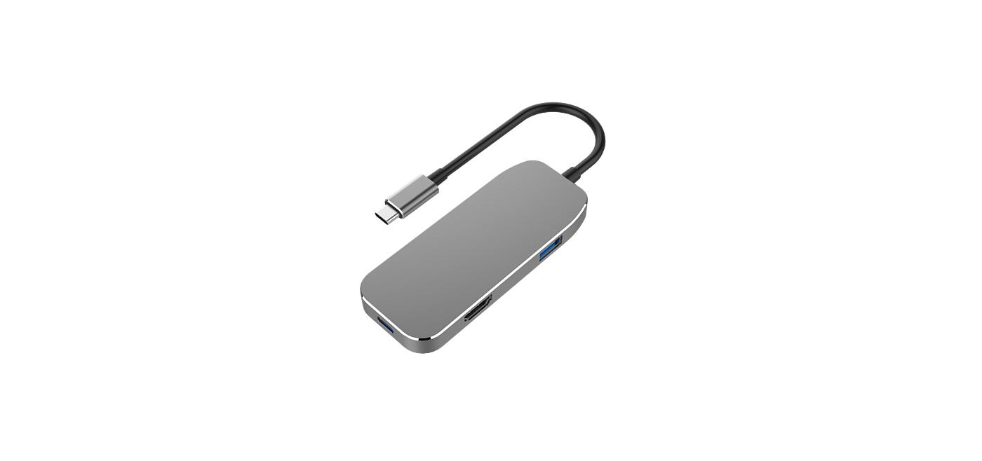 The multi-functional adapter product has been opened，