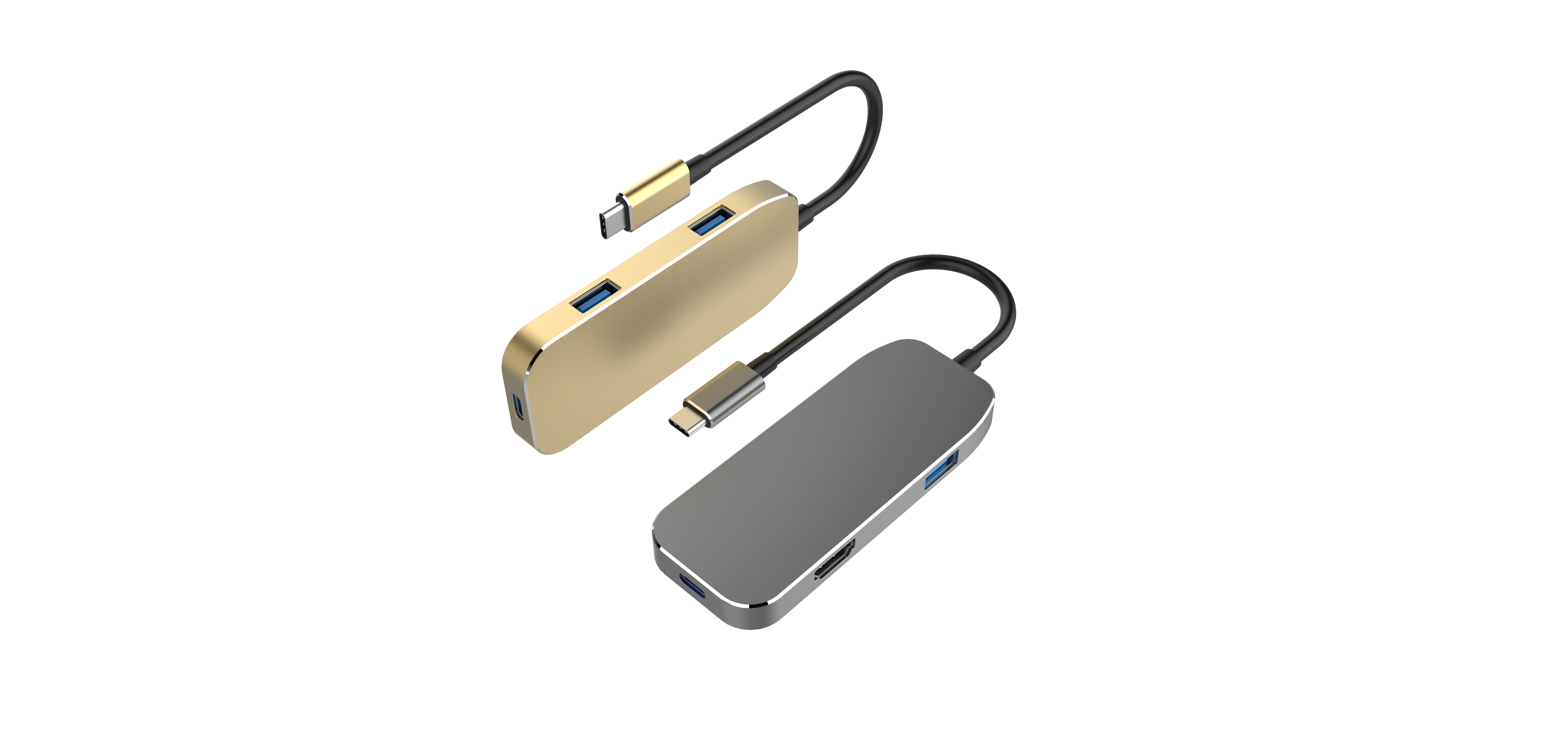 The multi-functional adapter product has been opened，