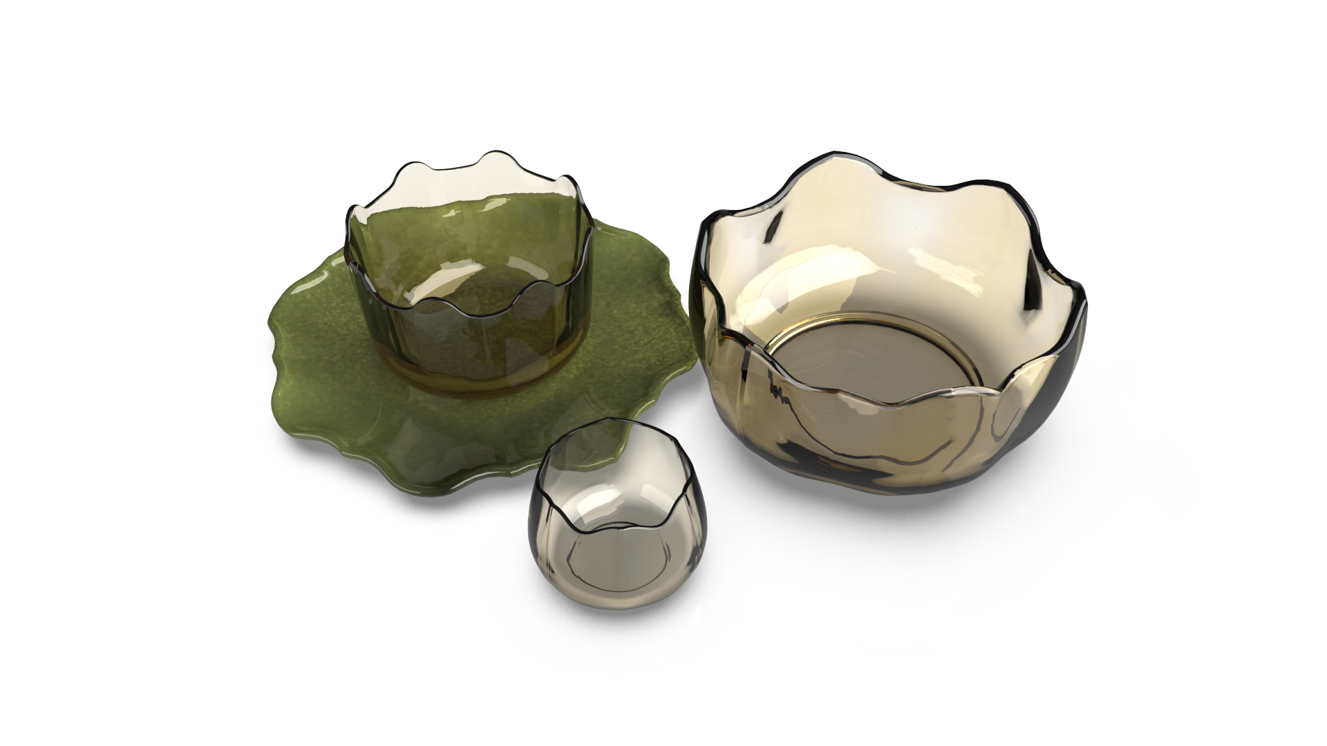 tableware，Lotus，