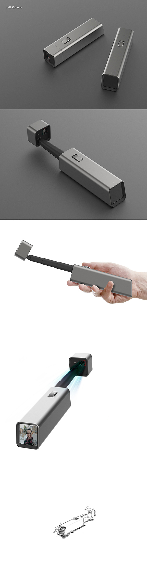 selfie stick，Artifact，Selfie camera，Portable，convenient，