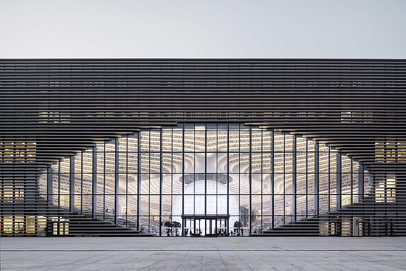Architecture，Interior design，library，