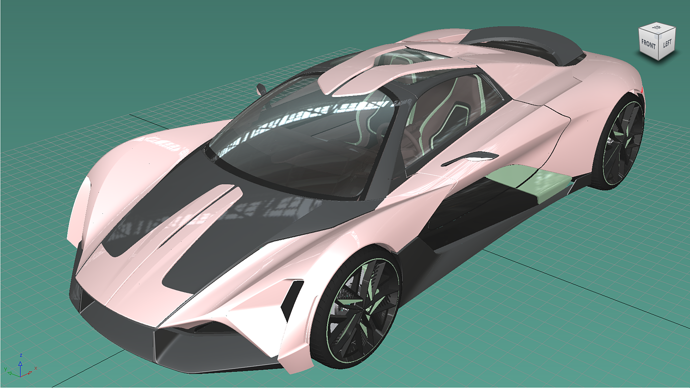 Automobile modeling，Automobile design，3D modeling，Alias modeling，vred，