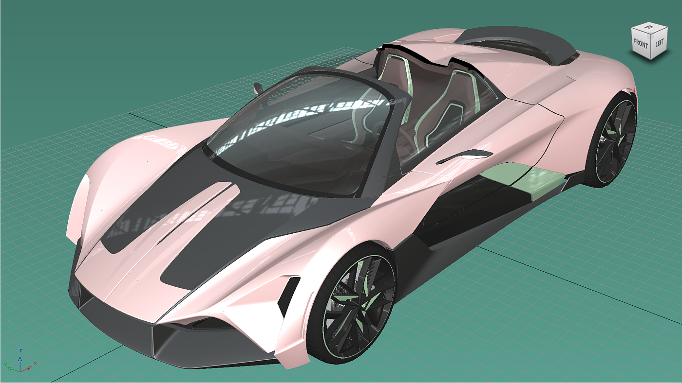 Automobile modeling，Automobile design，3D modeling，Alias modeling，vred，