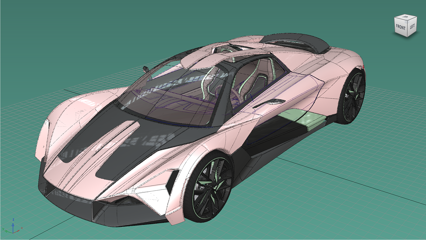 Automobile modeling，Automobile design，3D modeling，Alias modeling，vred，