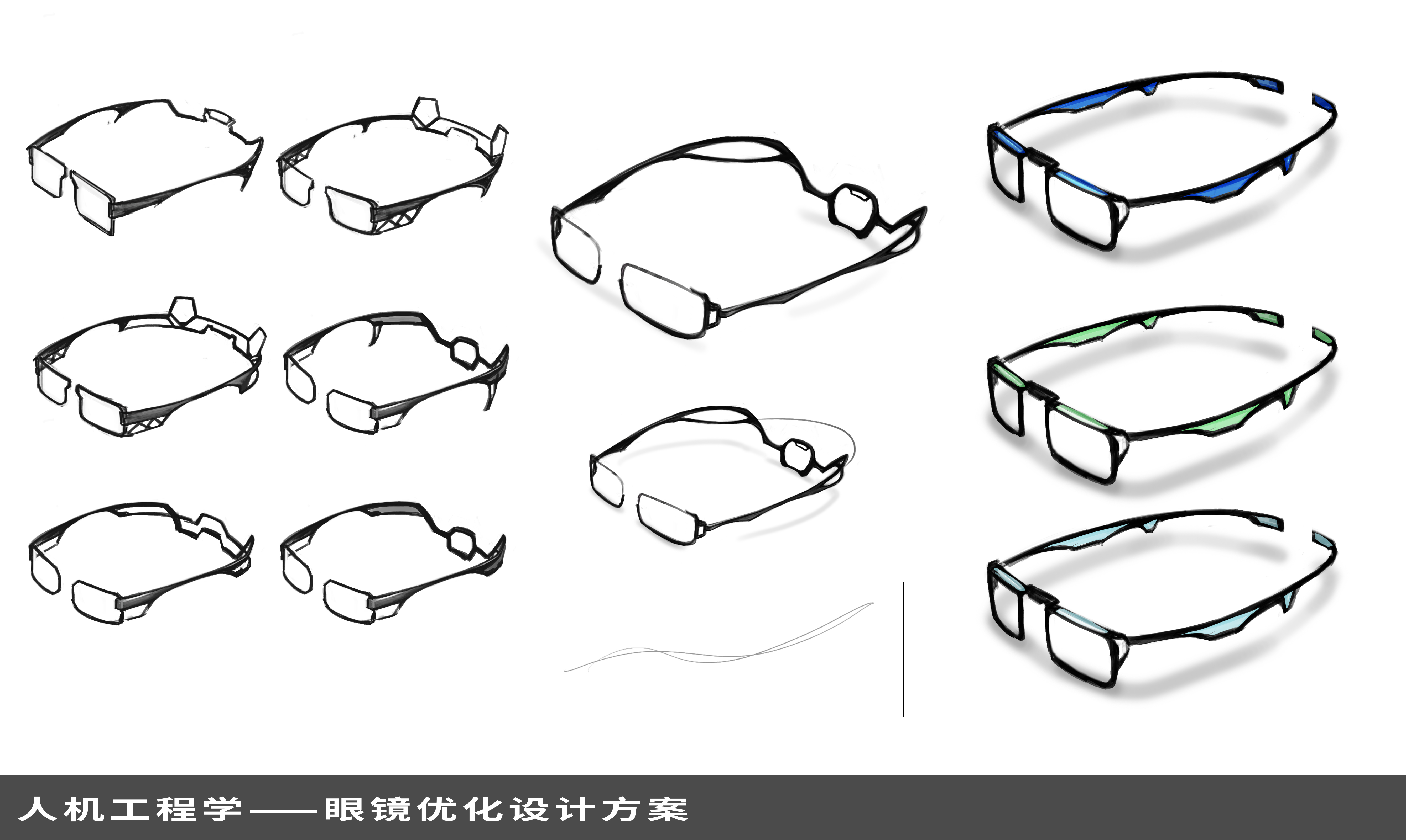 glasses，conceptual design，man-machine，