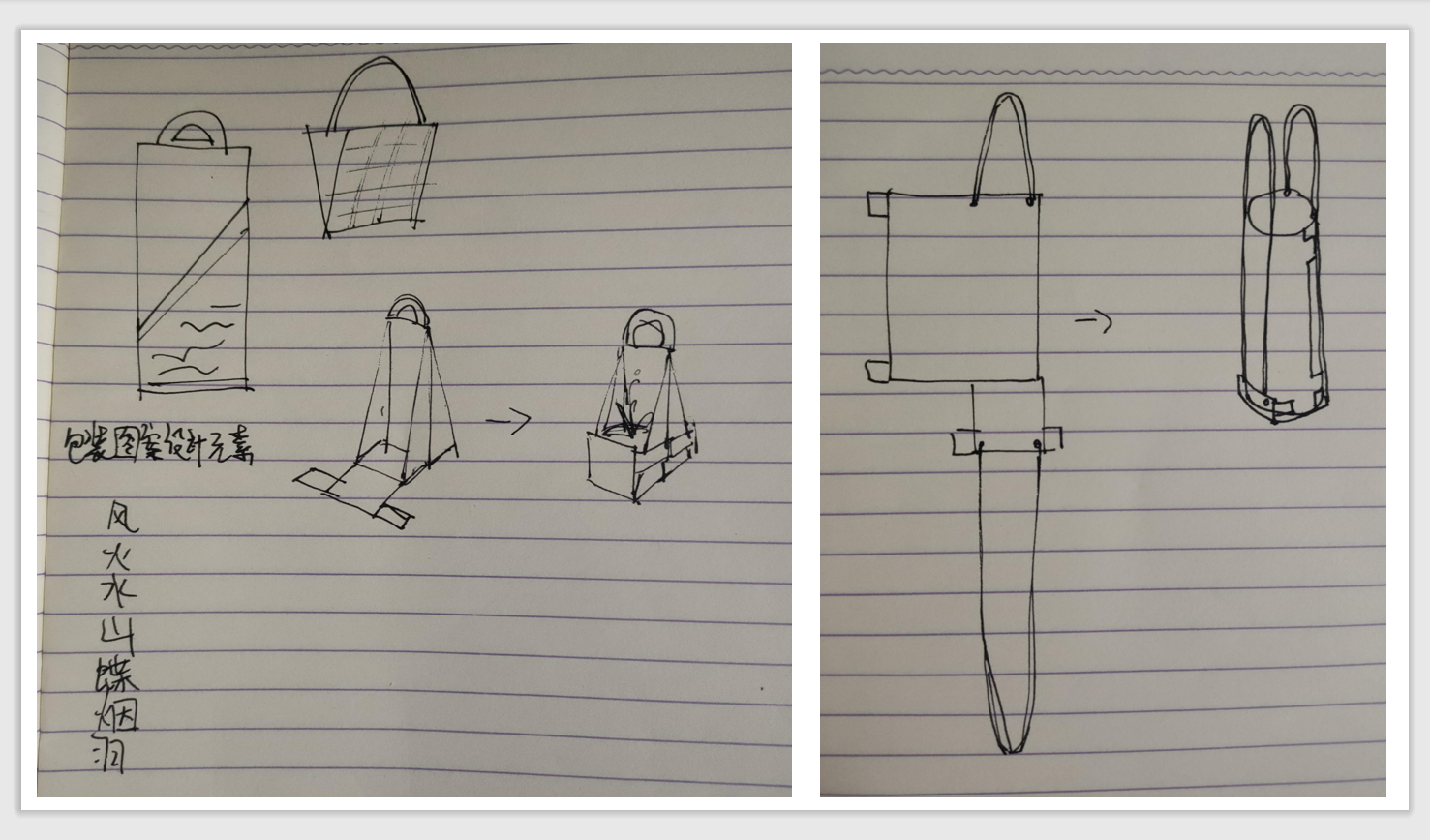 Cultural creation，packing，appearance，orchid，reticule，