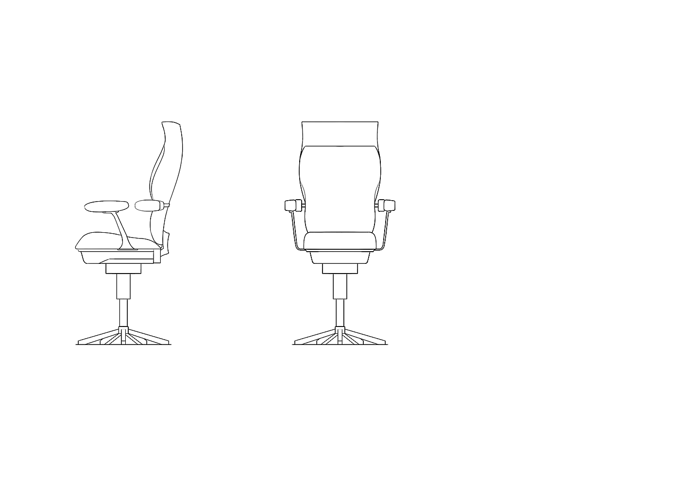 chair，Office chair，modelling，sketch，