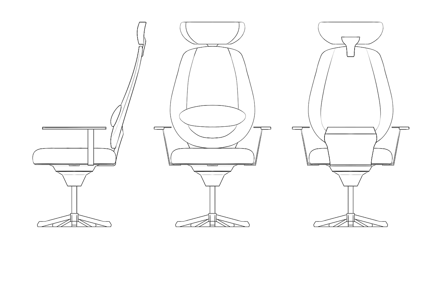 chair，Office chair，modelling，sketch，