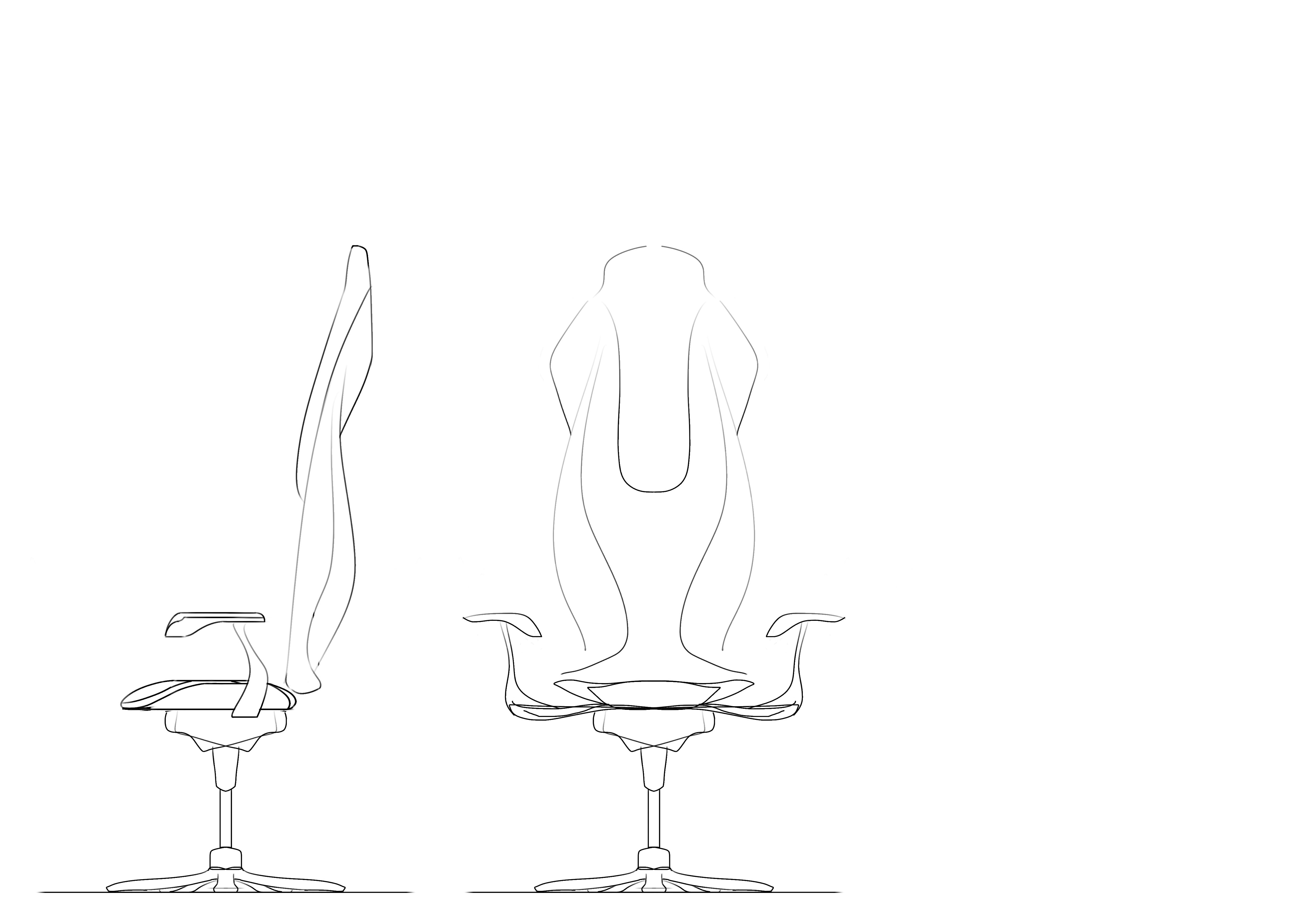 chair，Office chair，modelling，sketch，