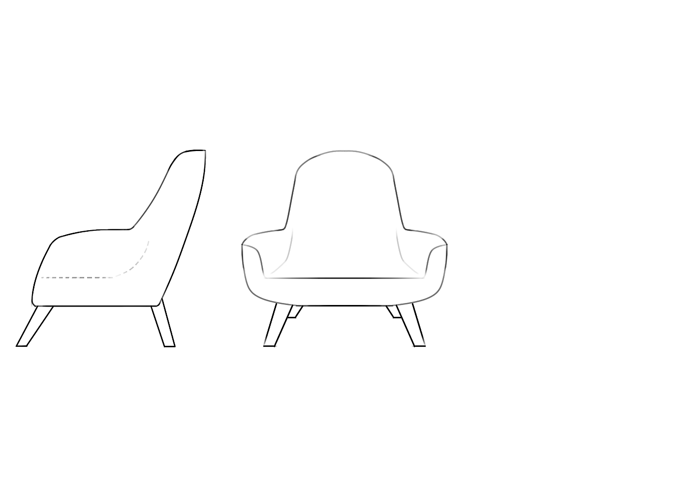 chair，Office chair，modelling，sketch，