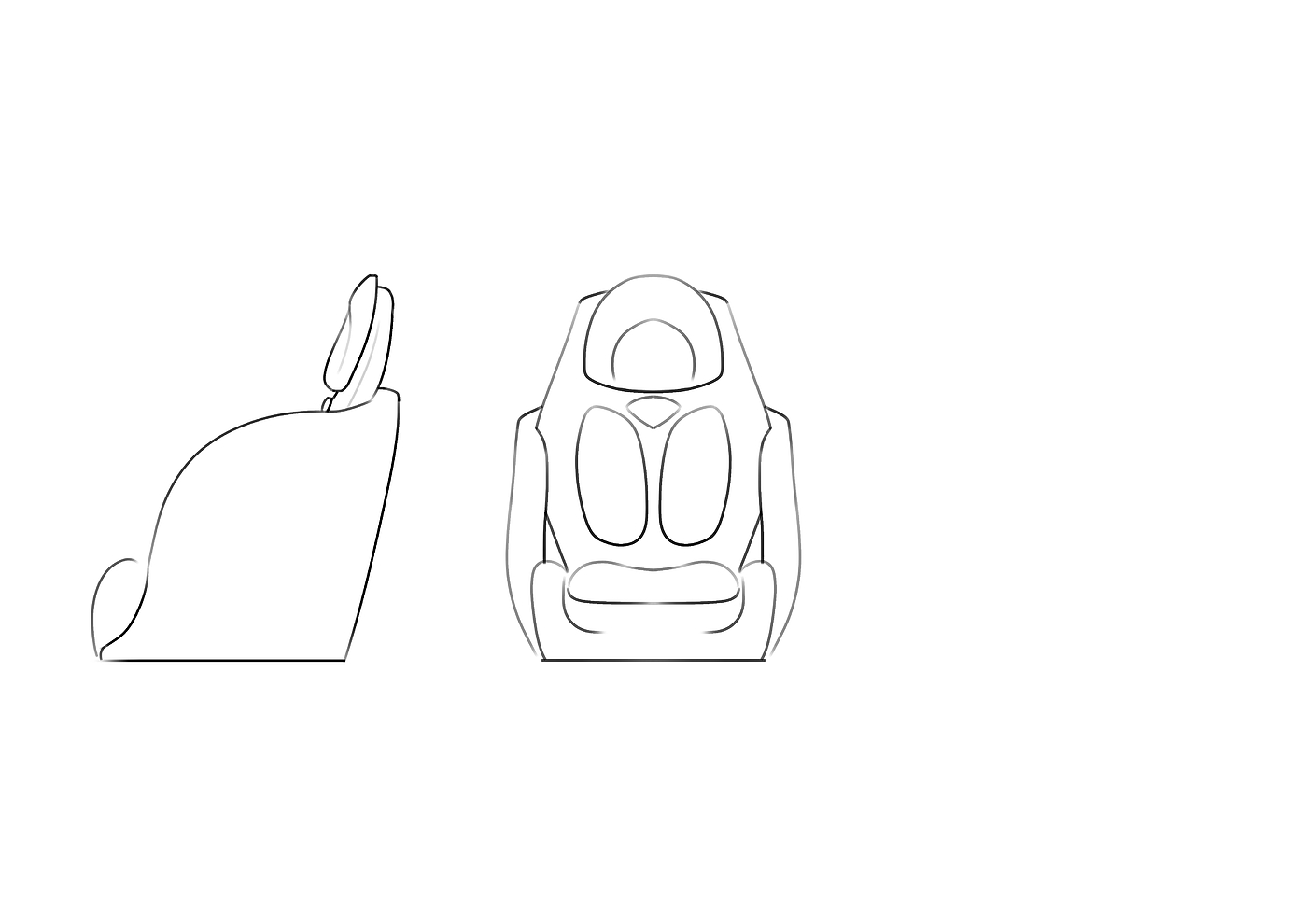 chair，Office chair，modelling，sketch，