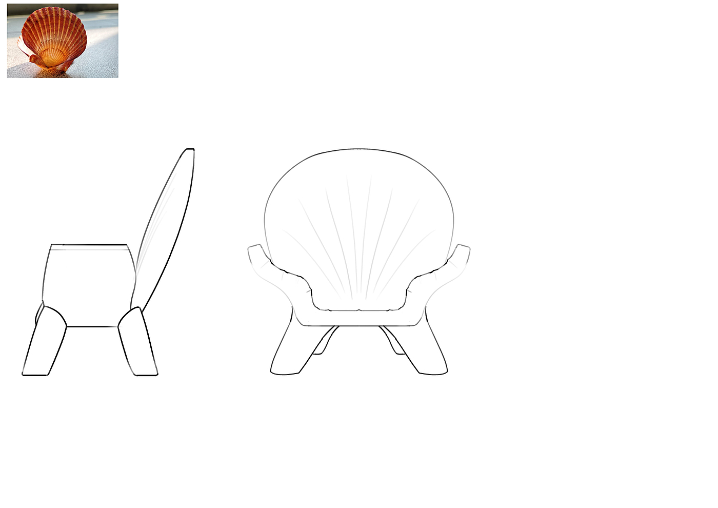 chair，Office chair，modelling，sketch，