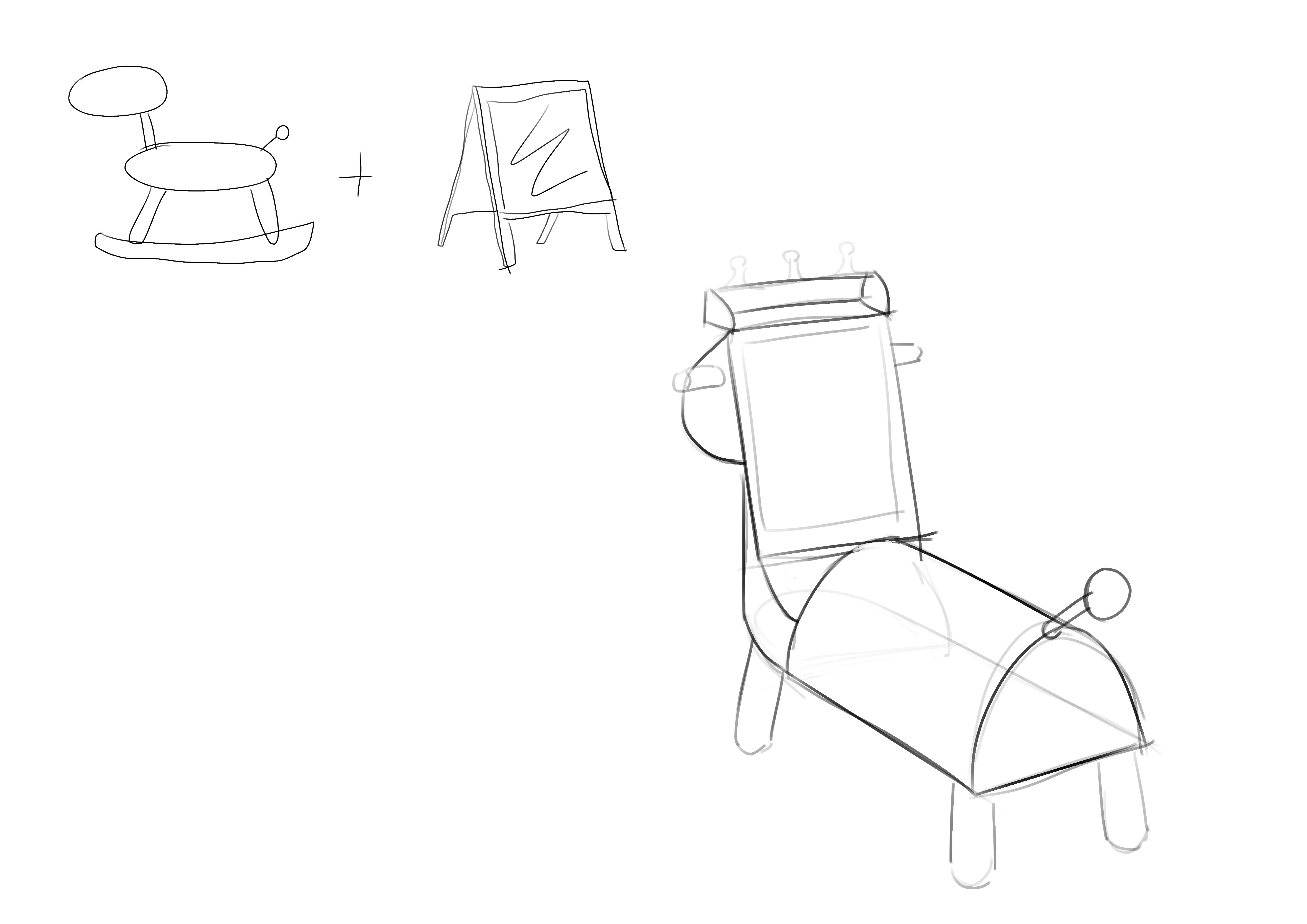 chair，Office chair，modelling，sketch，