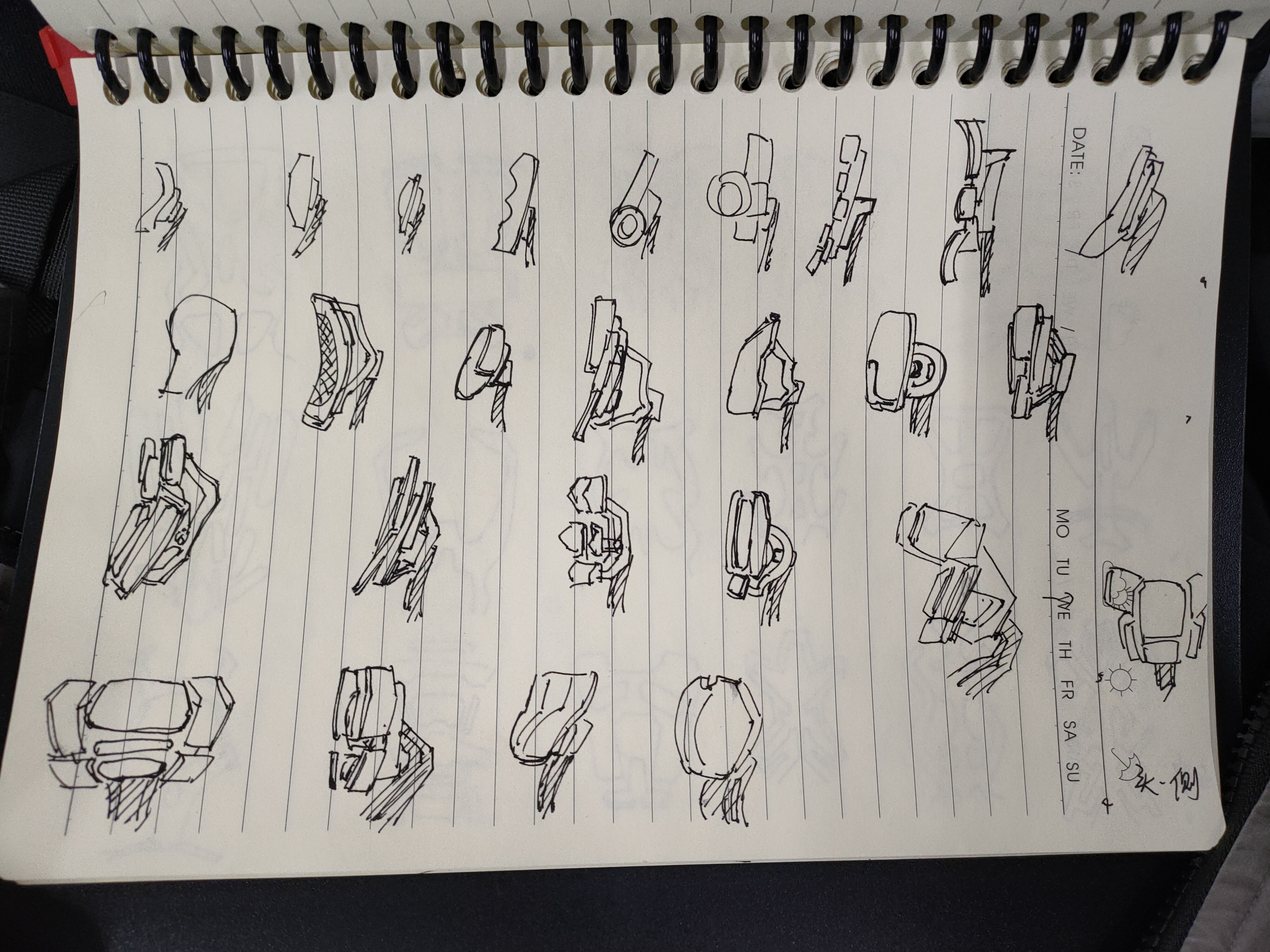 chair，Office chair，modelling，sketch，