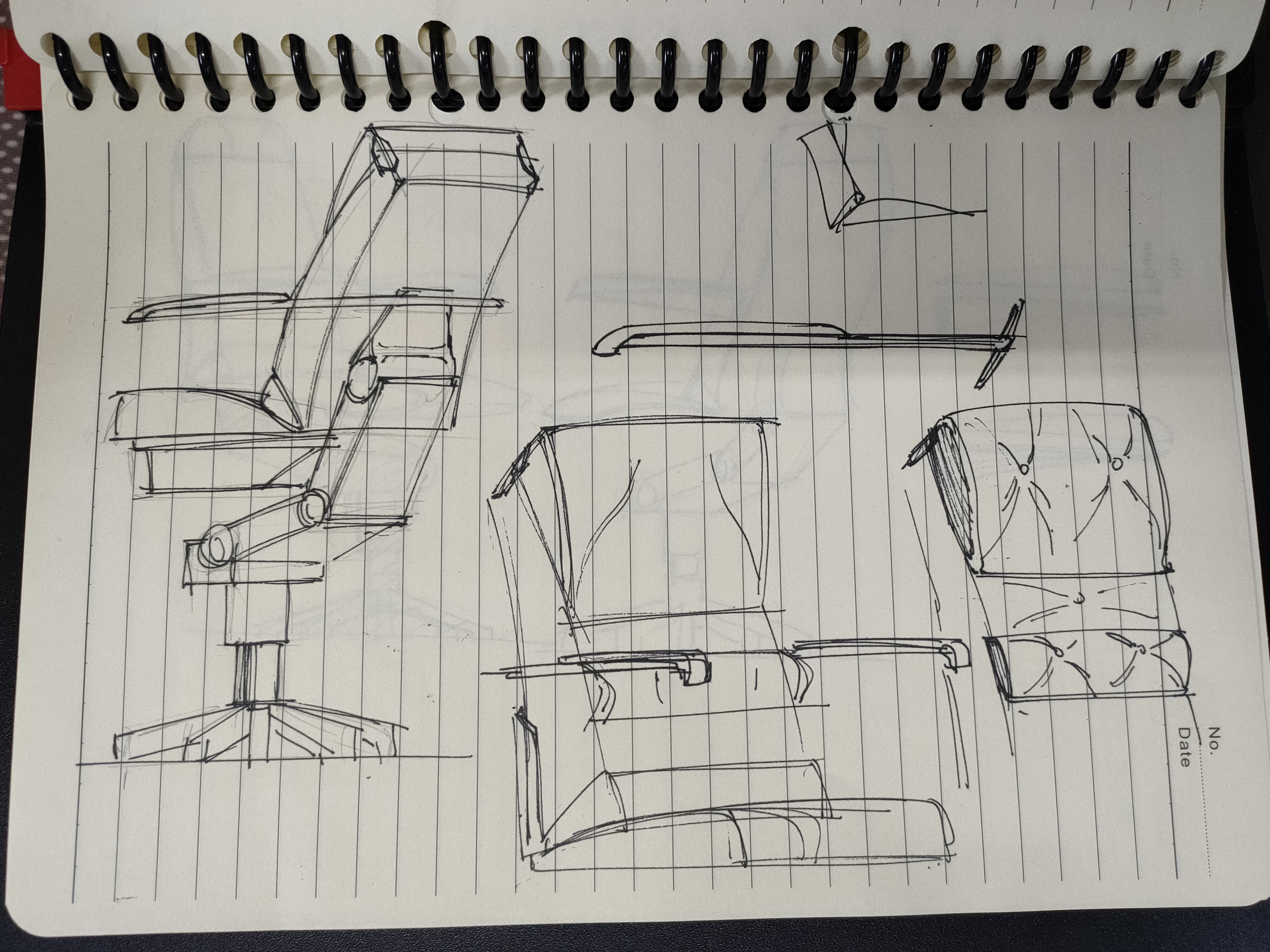 chair，Office chair，modelling，sketch，