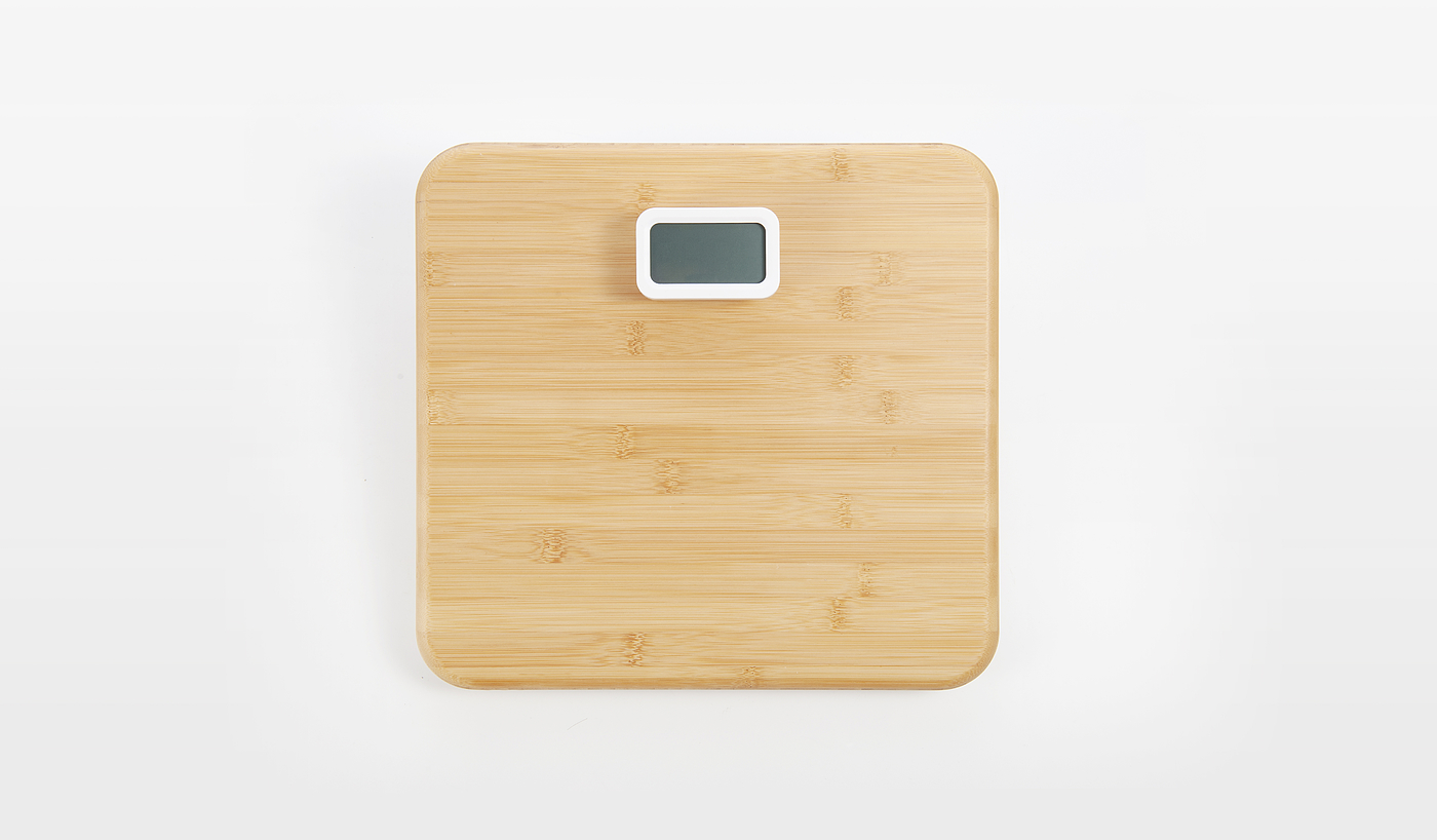 2021 red dot product design award，Electronic scale，No battery，Bamboo system，