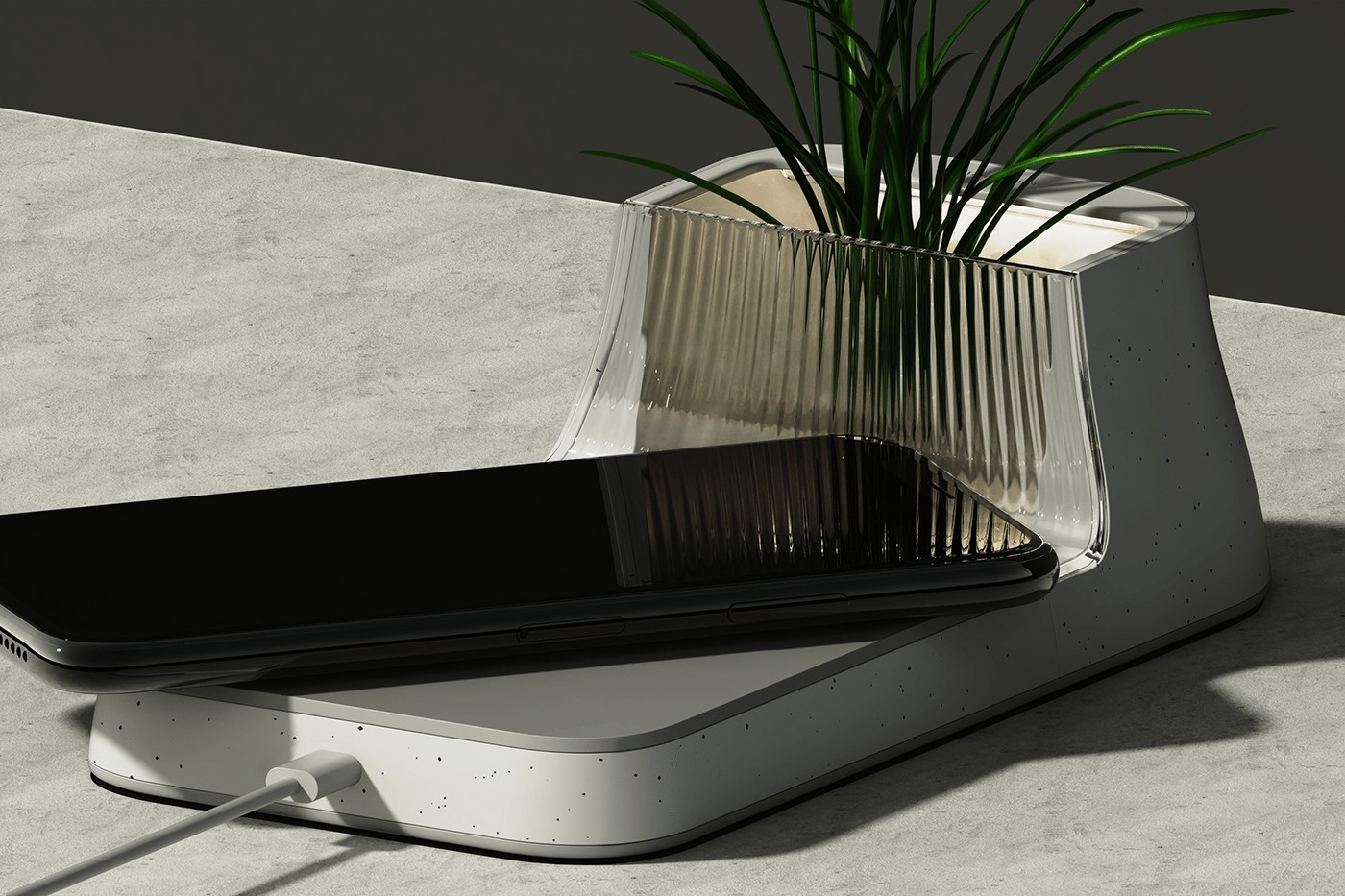 Worth-flower，desk，Flowerpot，Charger，