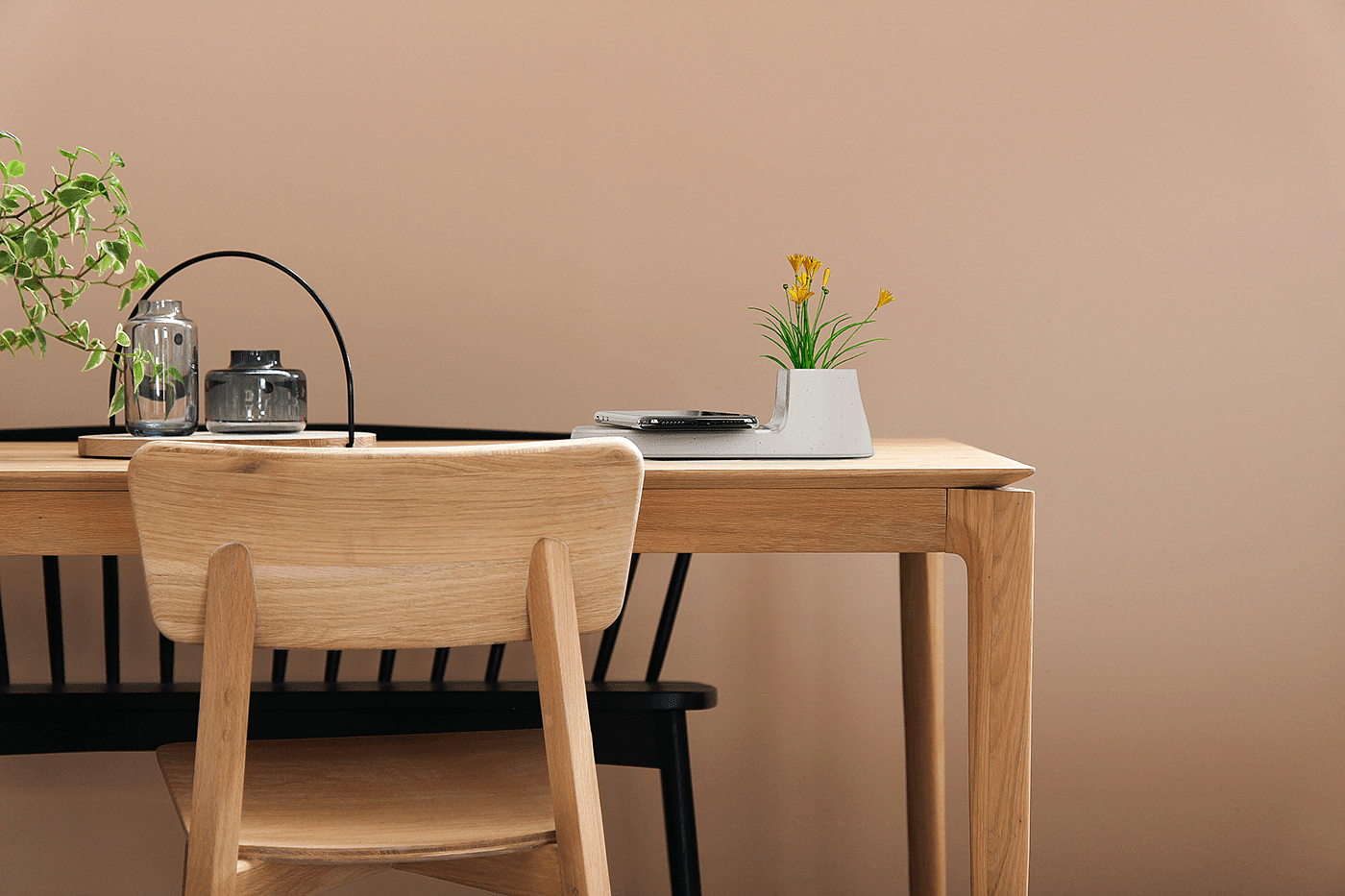 Worth-flower，desk，Flowerpot，Charger，