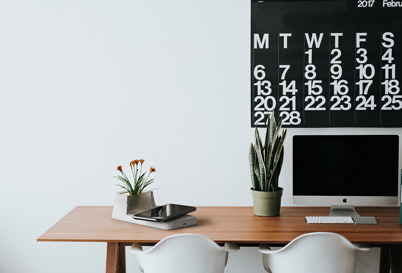 Worth-flower，desk，Flowerpot，Charger，