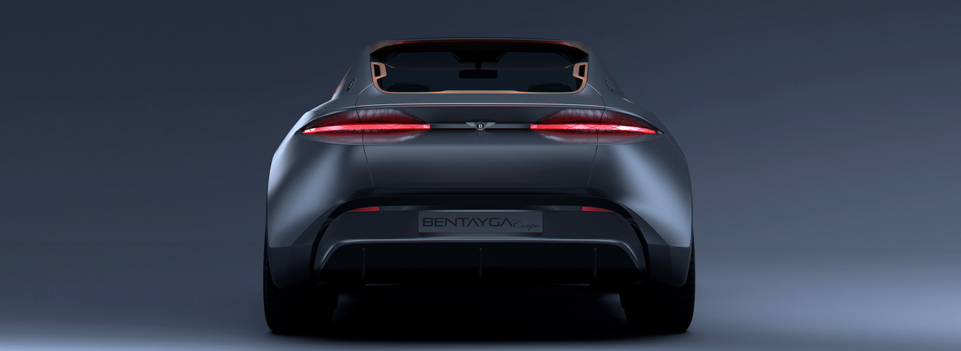 SUV sports car，SUV cutting，Bentayga Coupe，