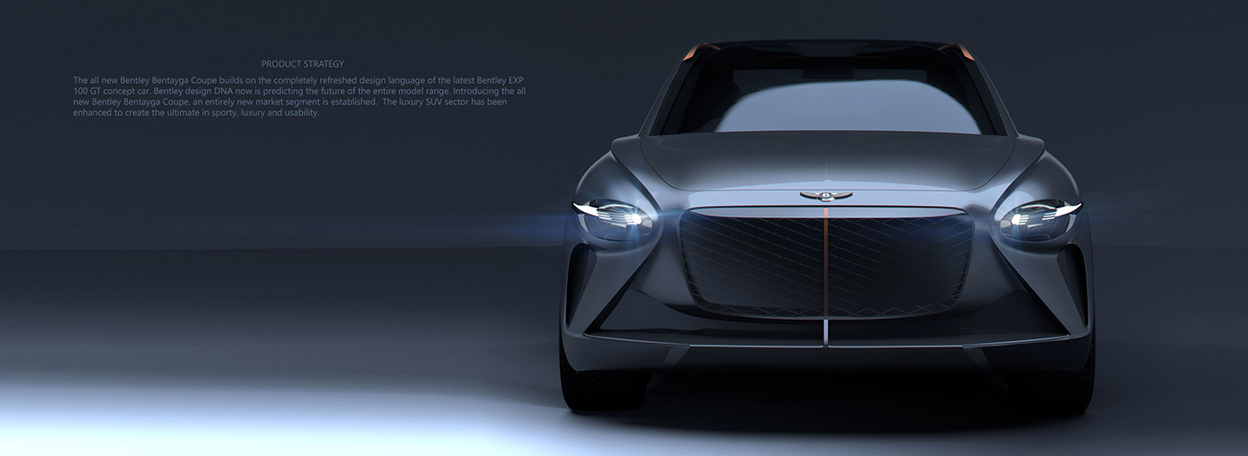 SUV sports car，SUV cutting，Bentayga Coupe，