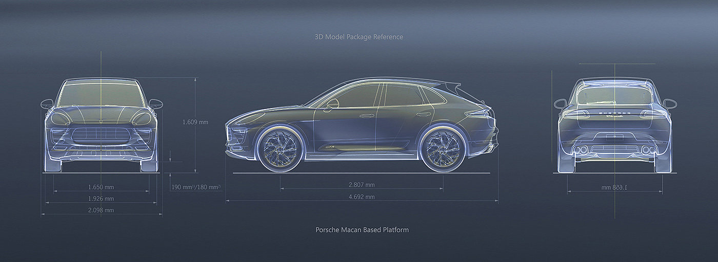 SUV sports car，SUV cutting，Bentayga Coupe，