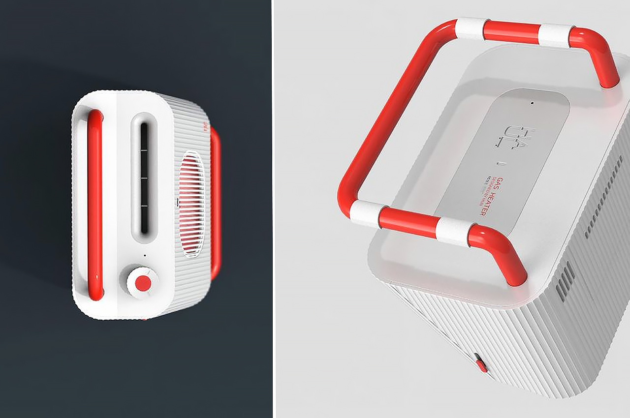 Gas furnace，wheelbarrow，Minimalism，