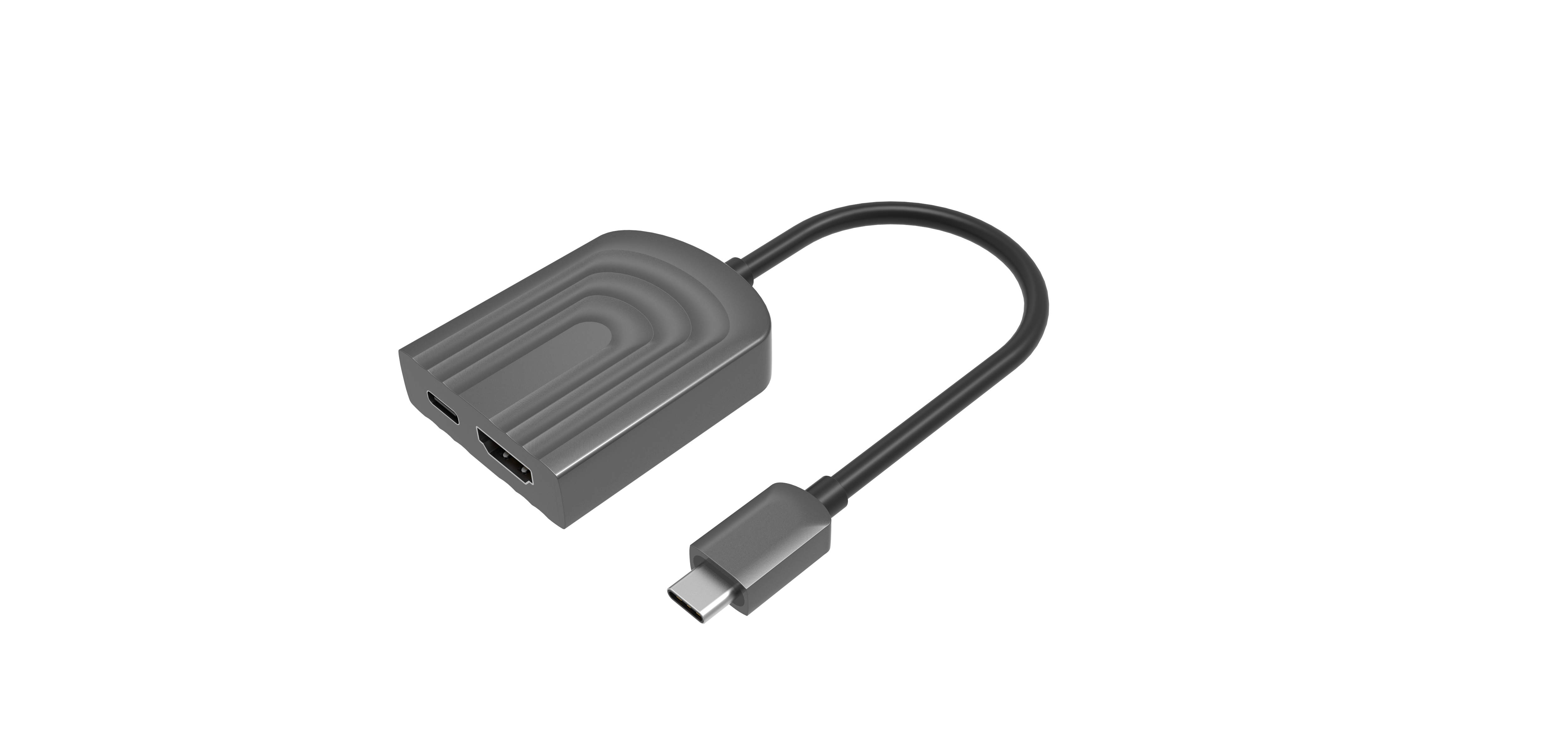 Type-C to HDMI+，