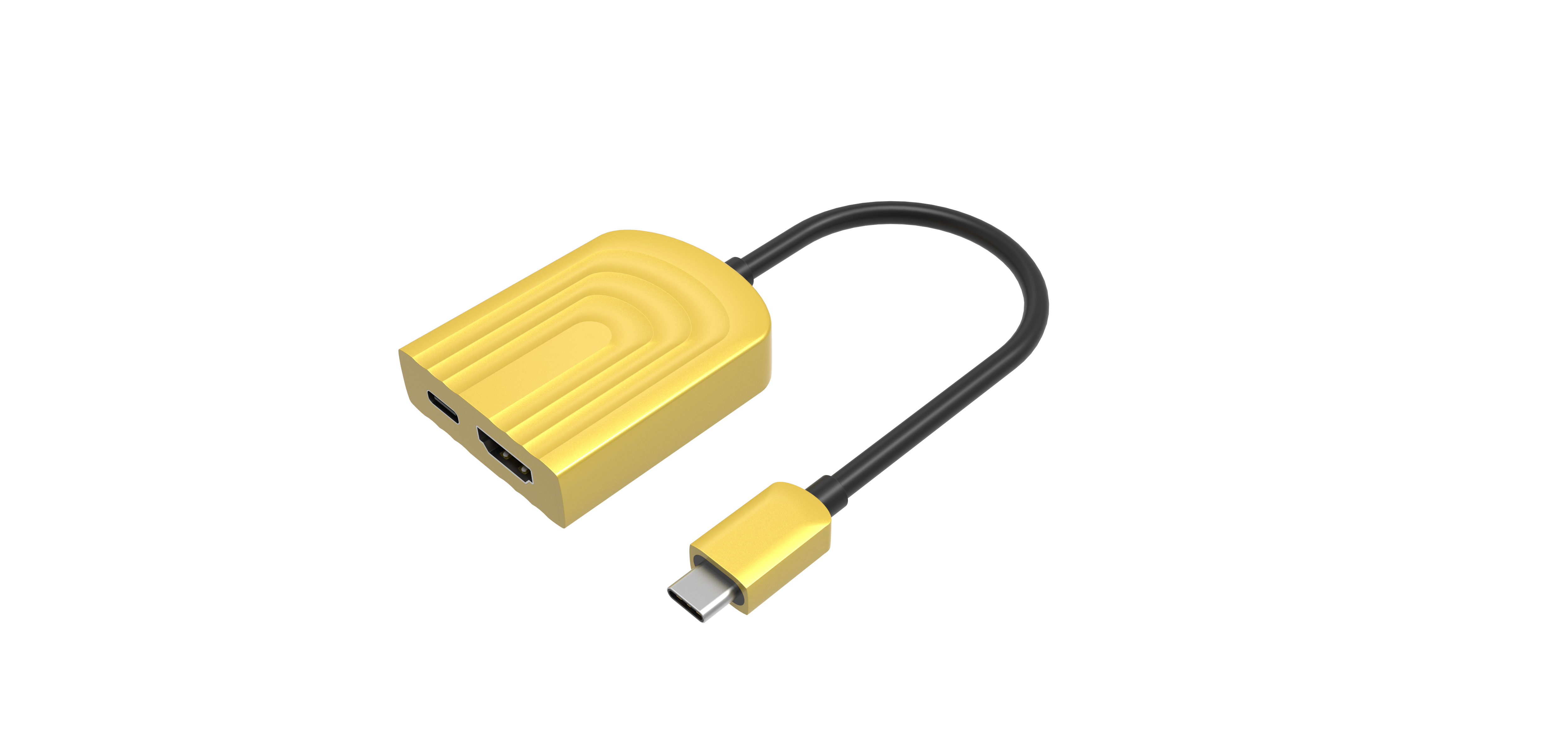 Type-C to HDMI+，