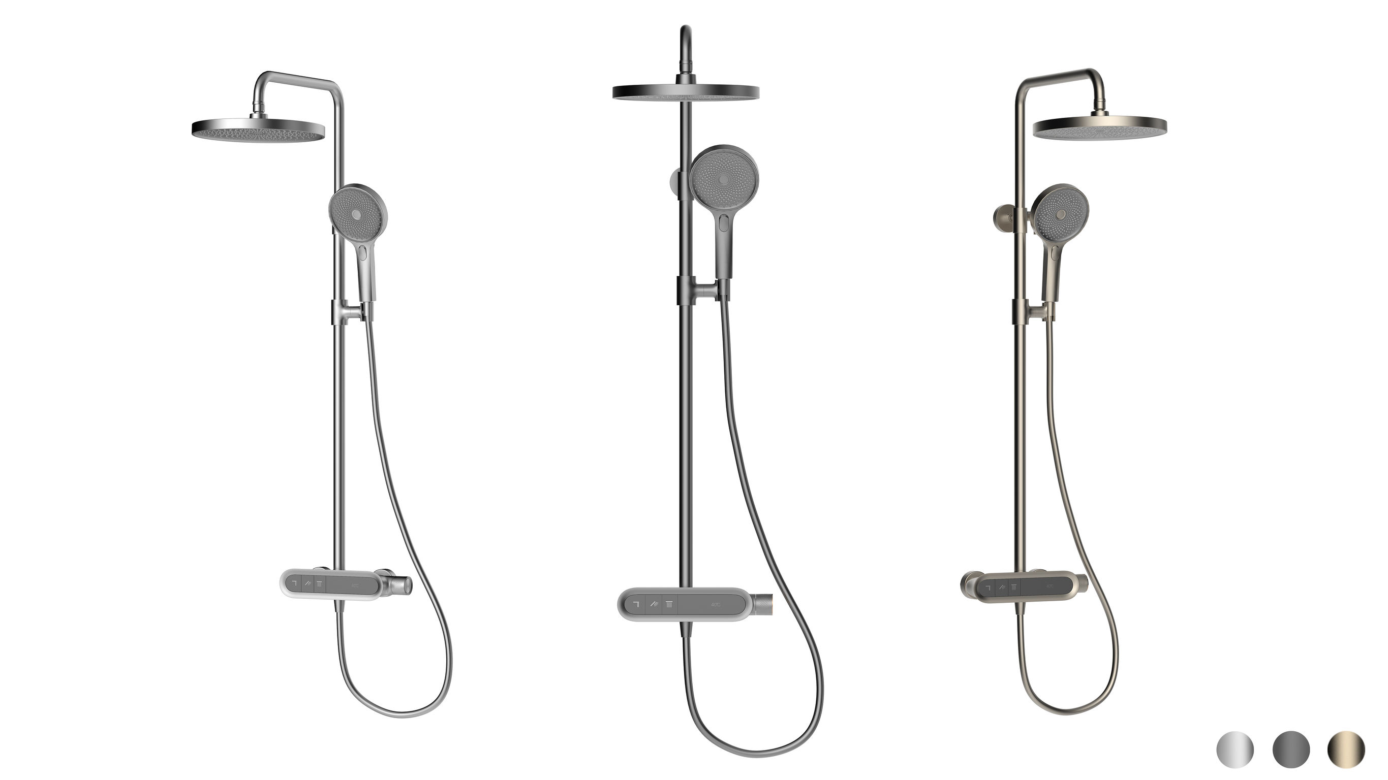 Shower，Acrylic，Control element，2021 red dot product design award，