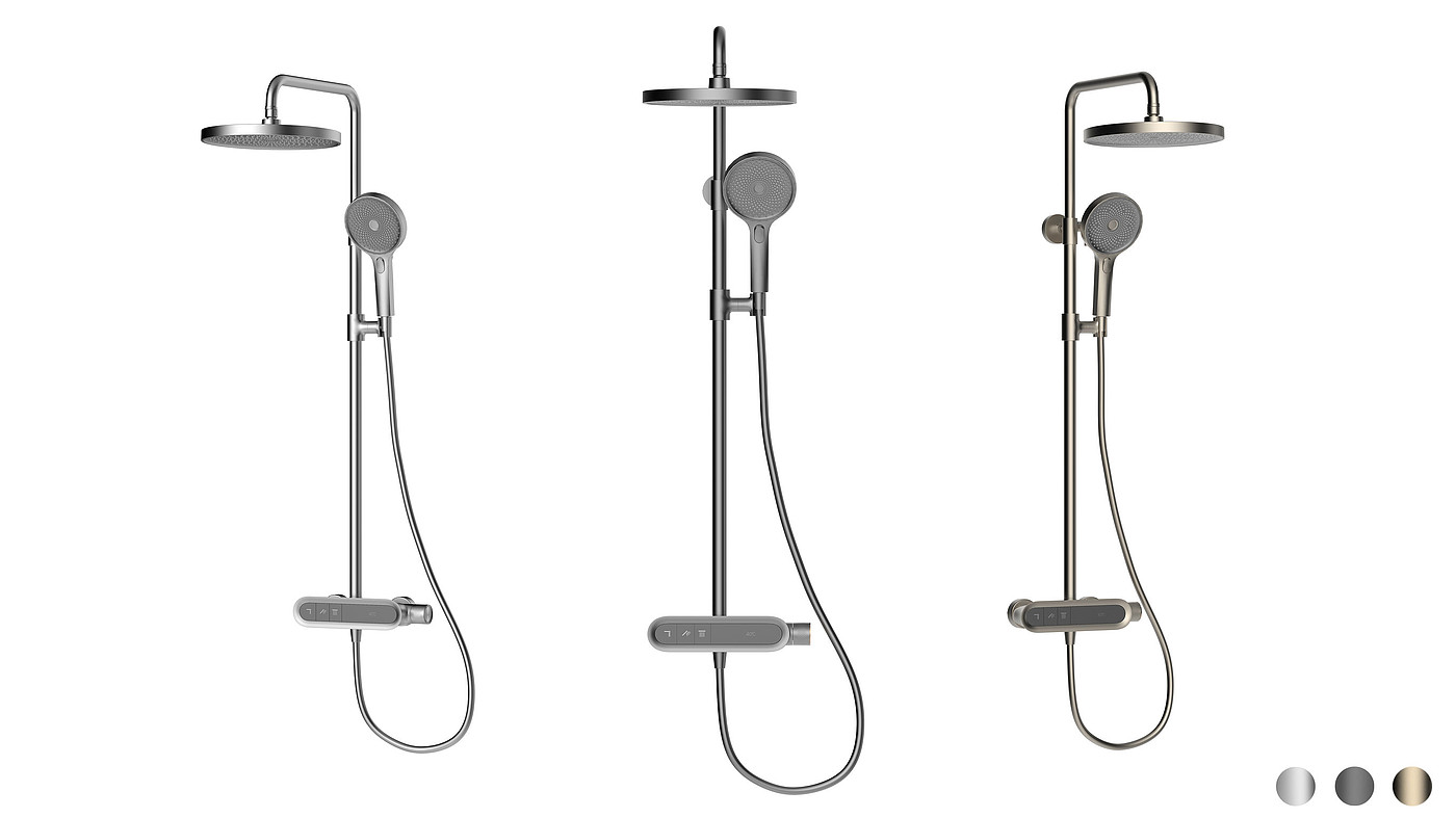 Shower，Acrylic，Control element，2021 red dot product design award，