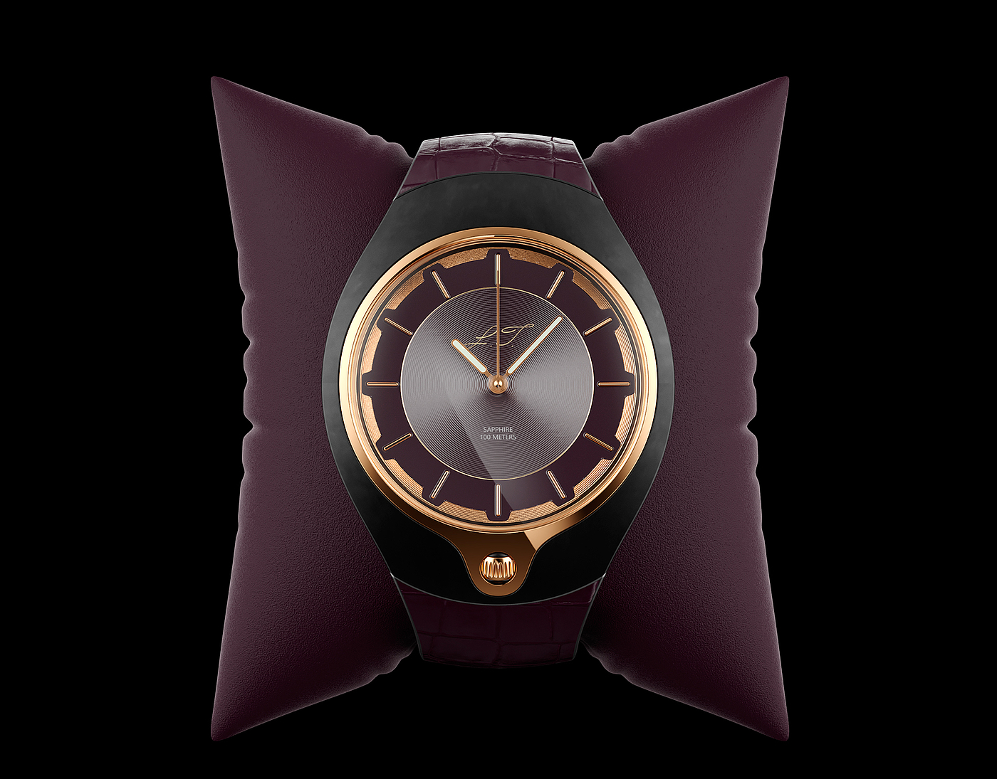 purple，Wrist watch，extravagant，luxurious，