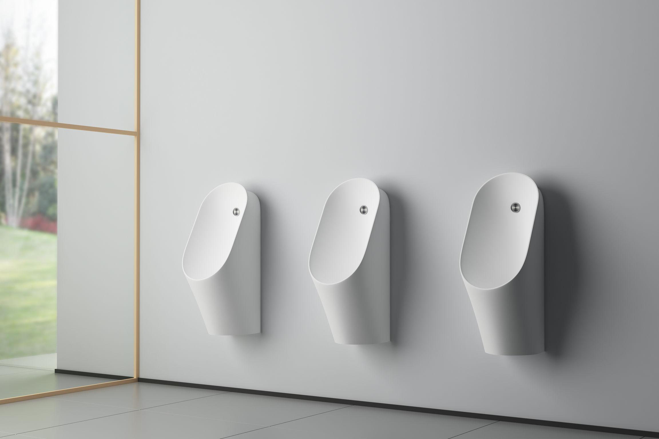 Urinal，Wall mounted，ceramics，2021 red dot product design award，