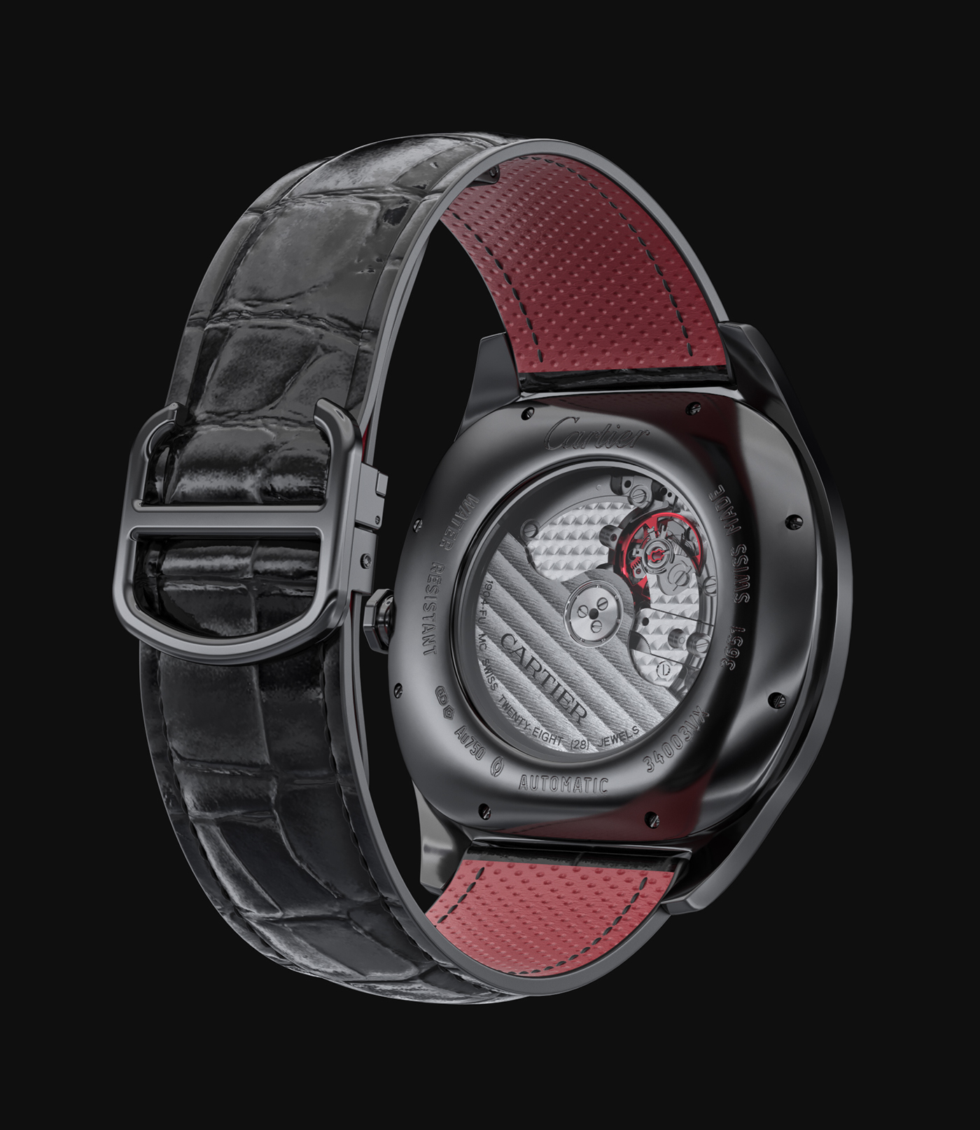 automobile，inspiration，Wrist watch，gules，internal structure，Explosion diagram，
