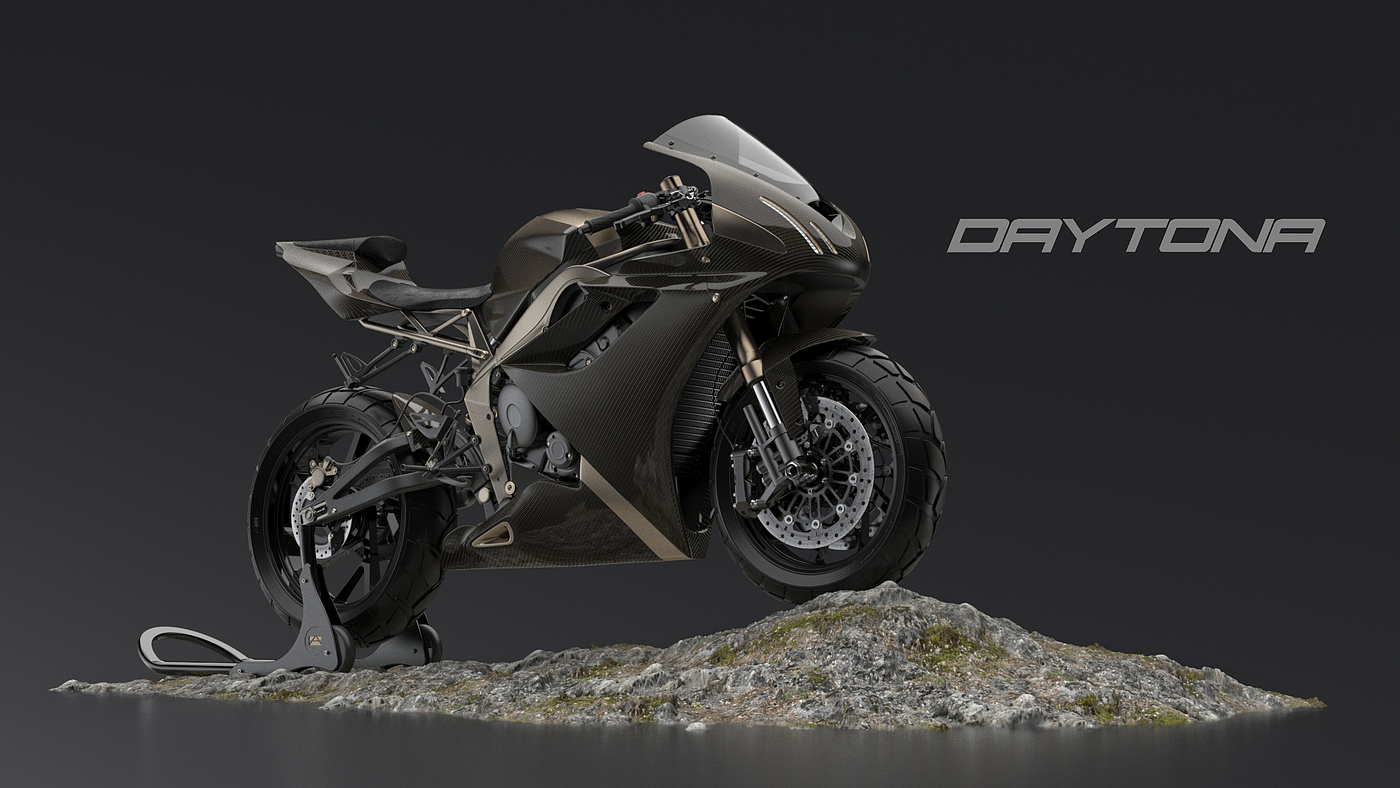 motorcycle，Triumph，Daytona，conceptual design，