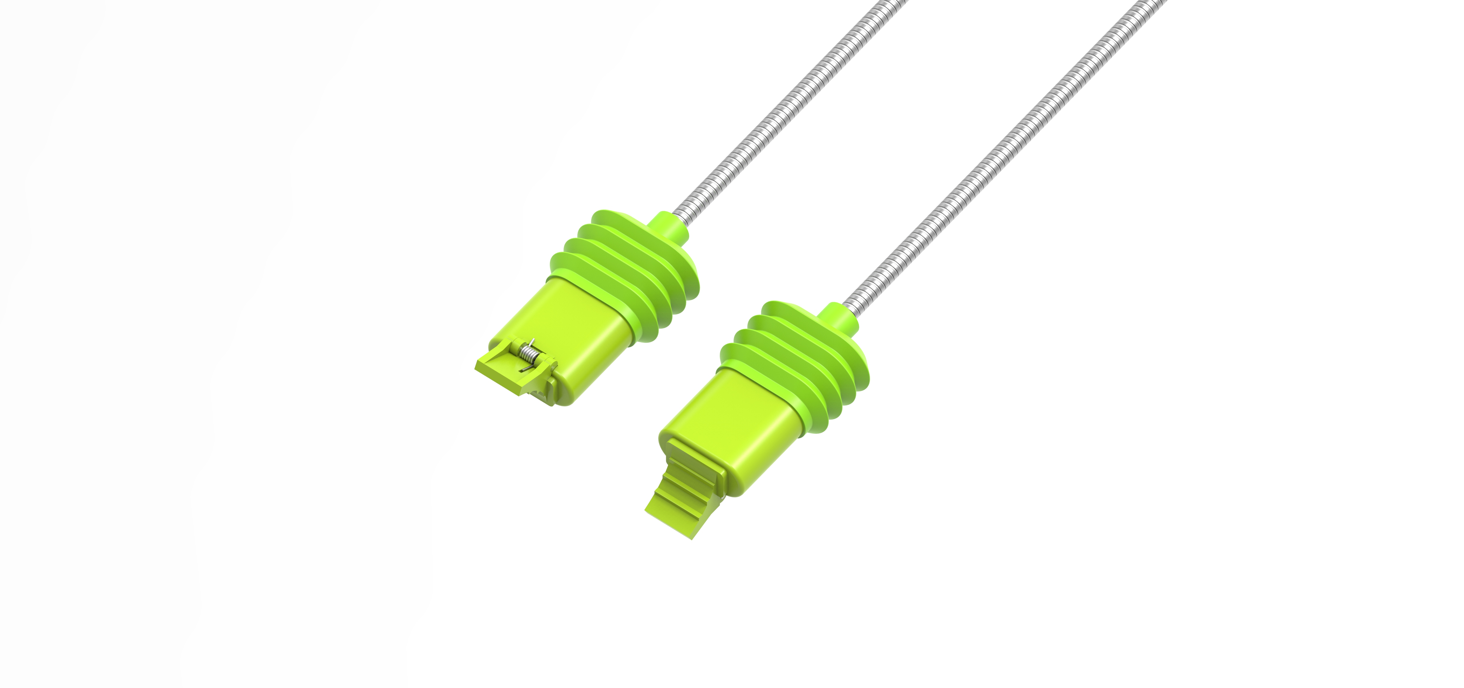 Shared single car sliding waterproof charging cable，