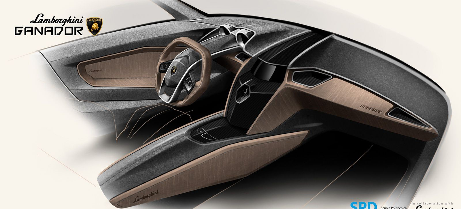 Hand drawn appreciation，Lamborghini，Lamborghini，Concept car design，