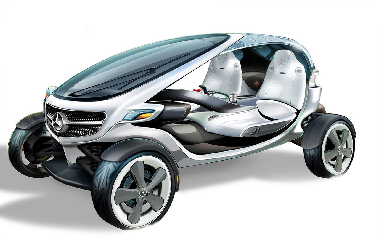 Concept car renderings，Mercedes Benz，concept，Golf cart，