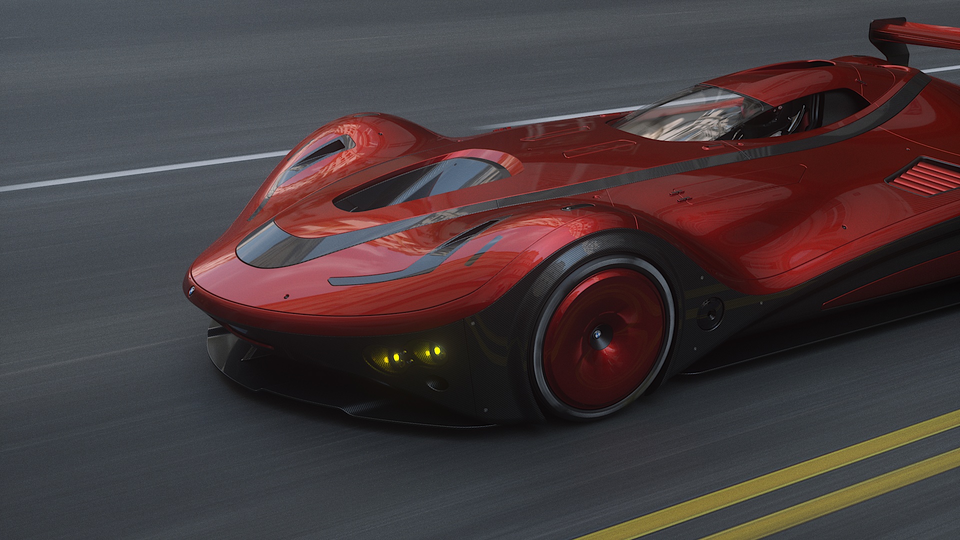 bmw，Automobile design，Render，bmw，racing，Burov Art，