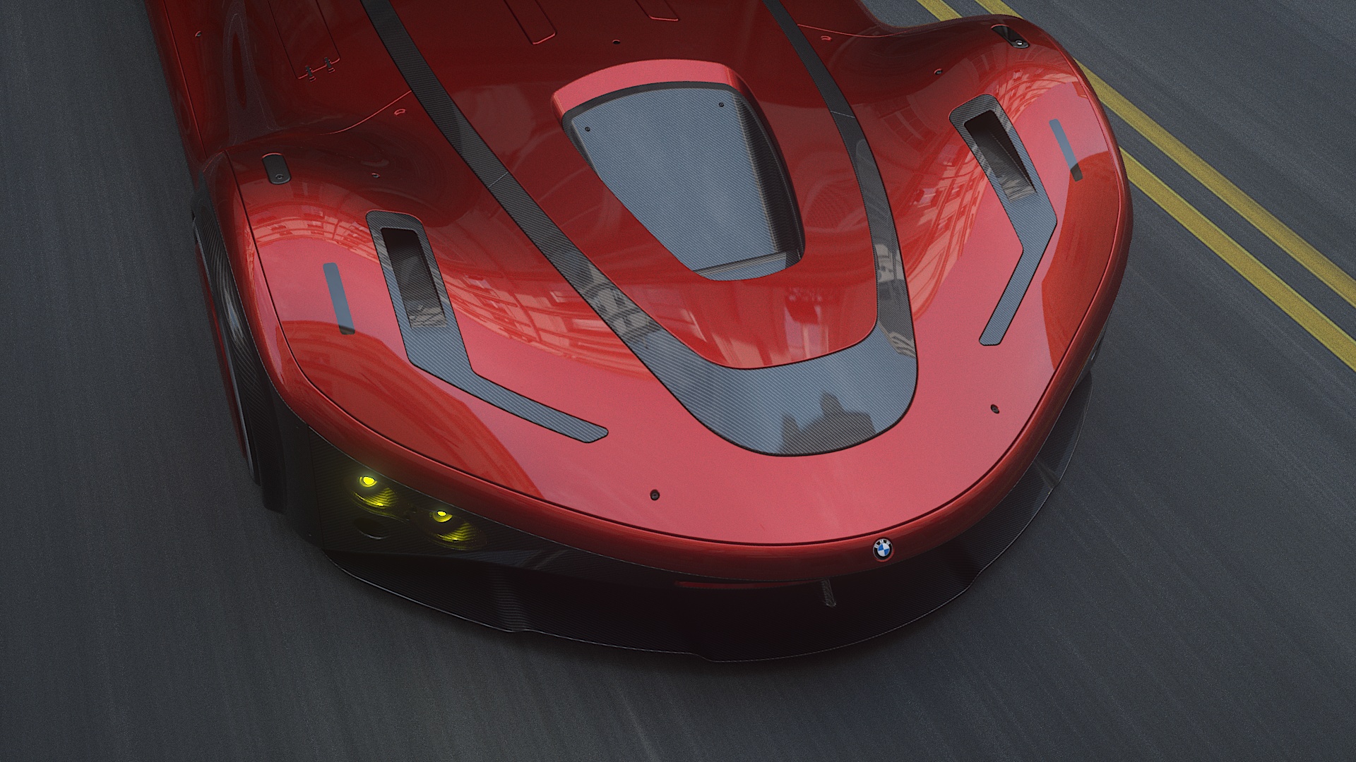 bmw，Automobile design，Render，bmw，racing，Burov Art，