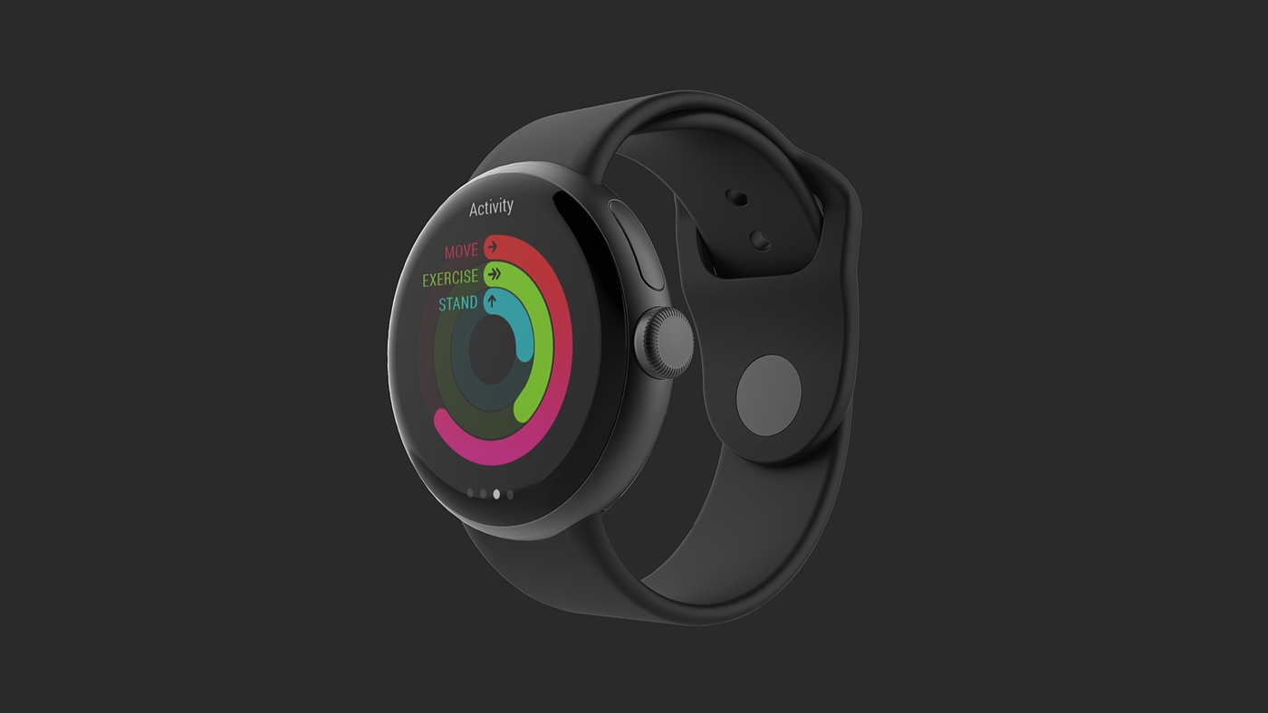 circular，colour，Intelligent Watch，Sports Watch，Apple，Render，