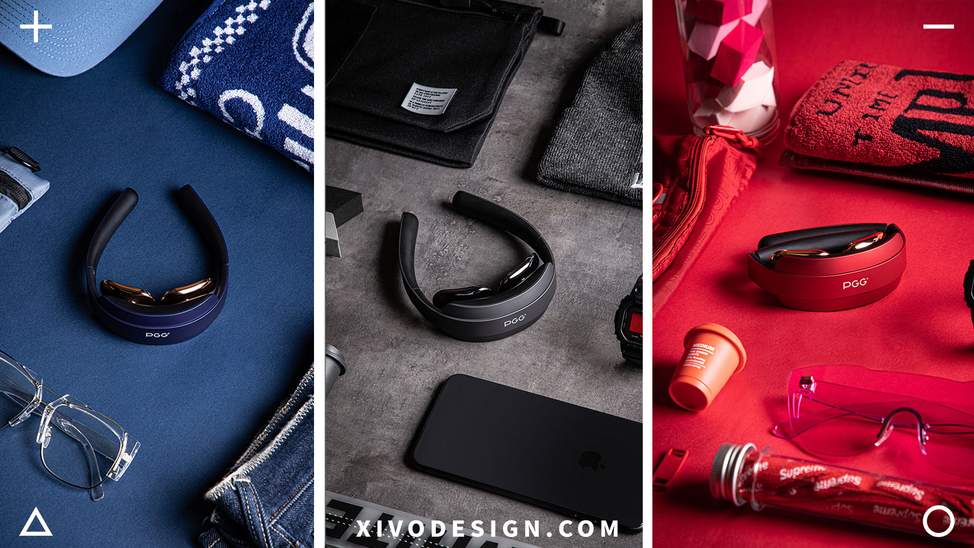 Neck massager，Portable，intelligence，pgg，2021 red dot product design award，