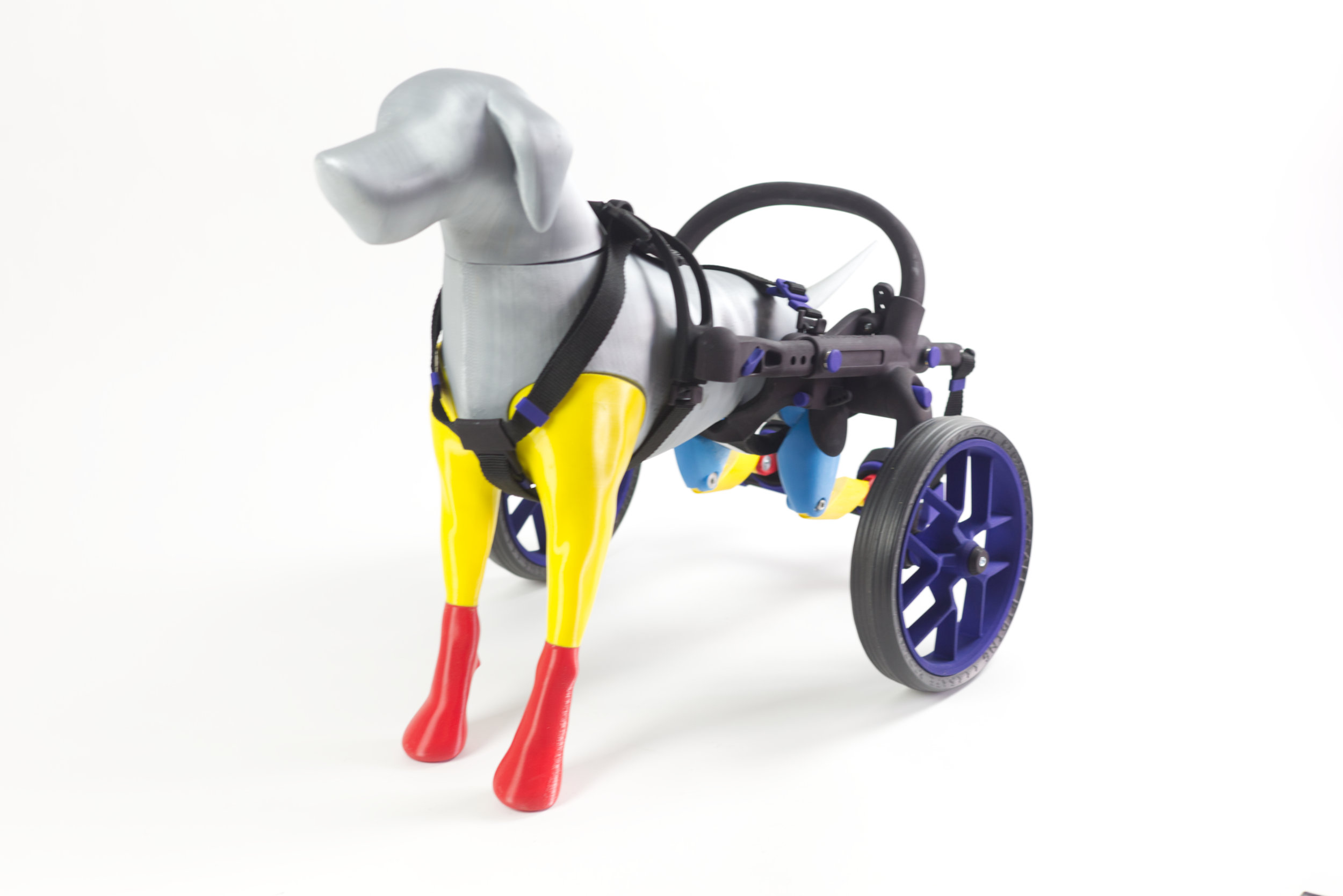 2021 red dot product design award，AnyoneGo，3D printing，Disabled dog wheelchair，Pets，